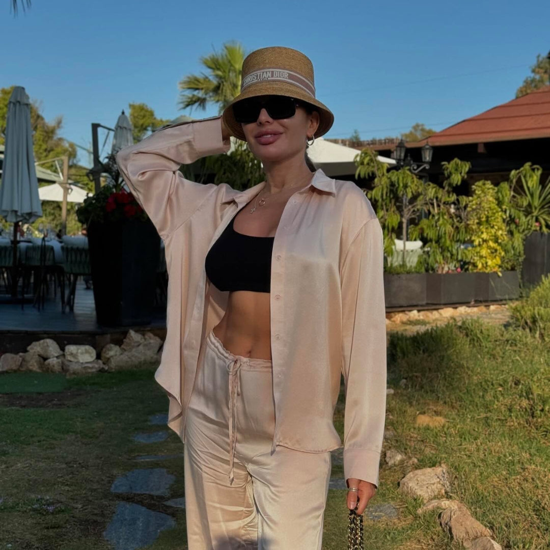 Styling Pink Silk Pyjamas: Lovely Feminine Outfit Ideas for a Wow Effect