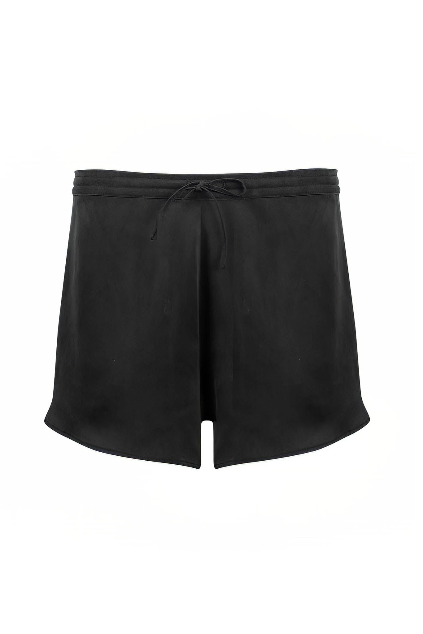 Silk Dreamscape Shorts Black