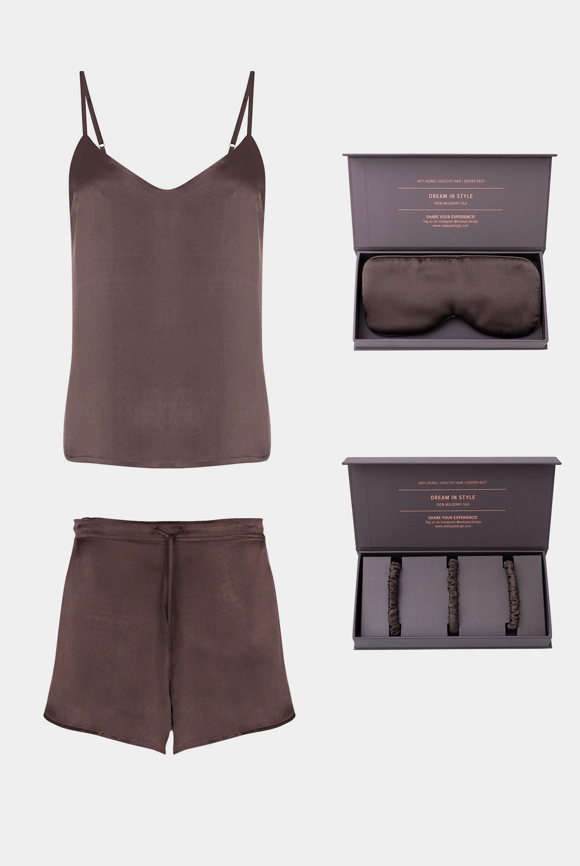 SILK SLEEP FUTURE BROWN BUNDLE