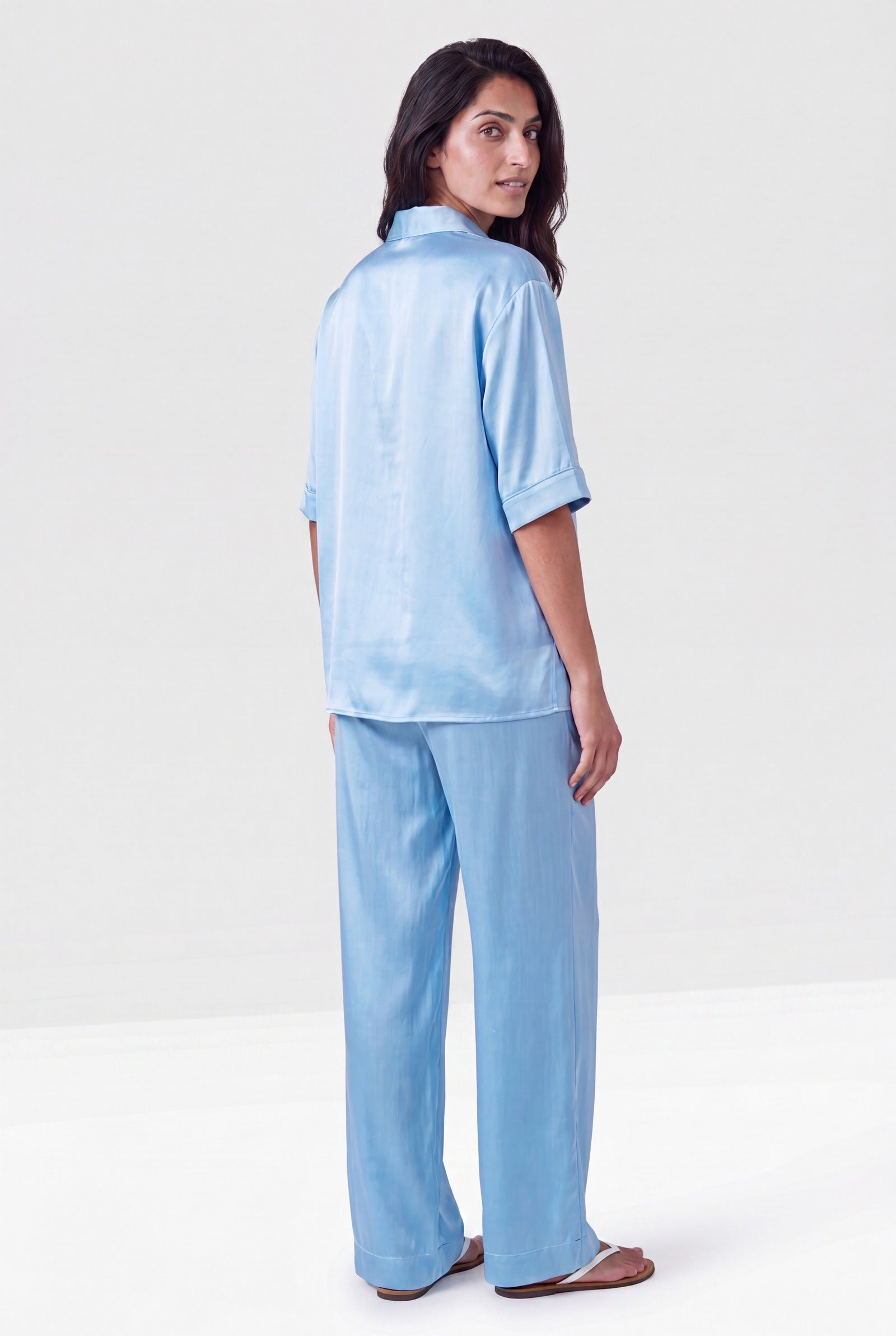 NOKAYA Blue Silk The Lady back