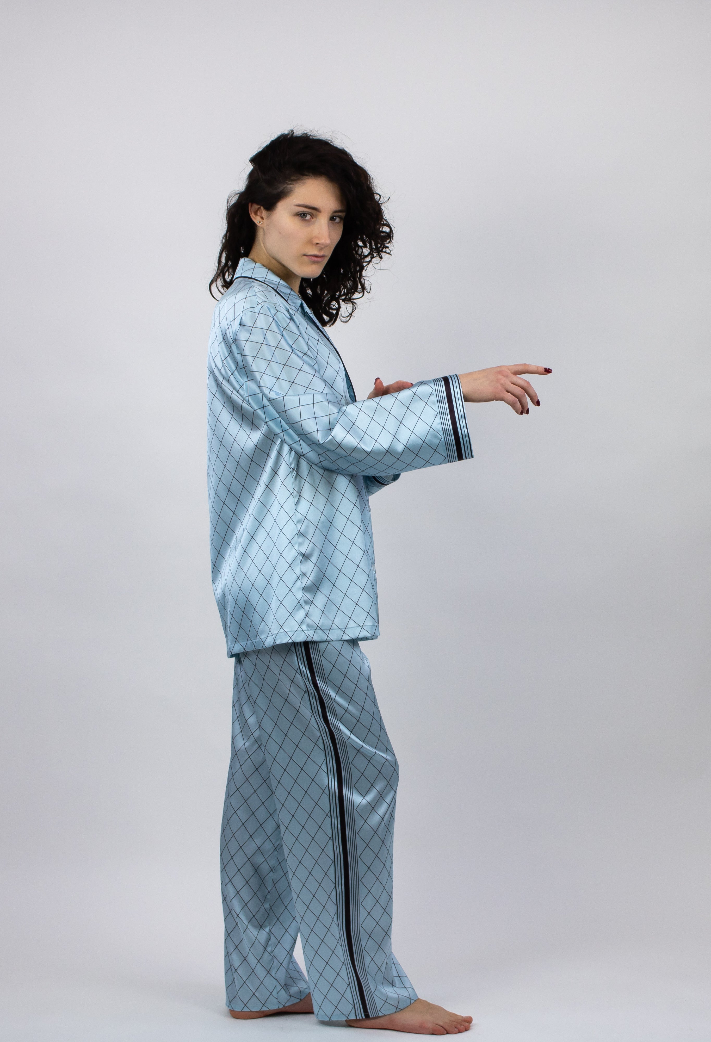 The Lady Silk Pyjama Shirt