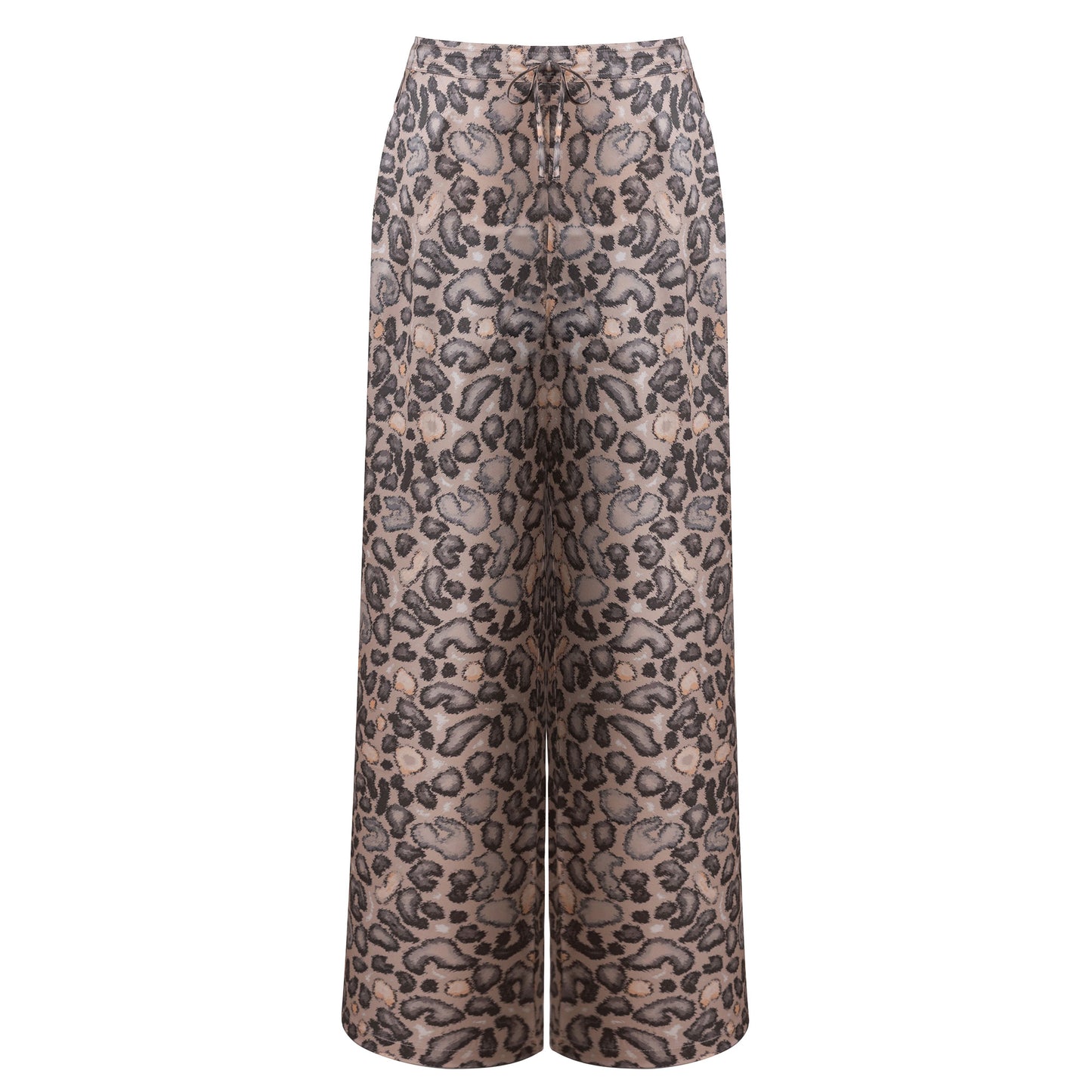 Silk Pants Animal Print