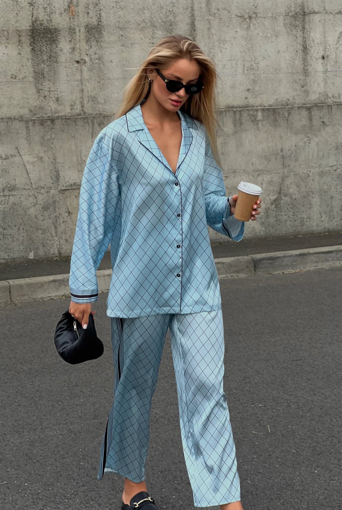 The Lady Silk Pajama Shirt
