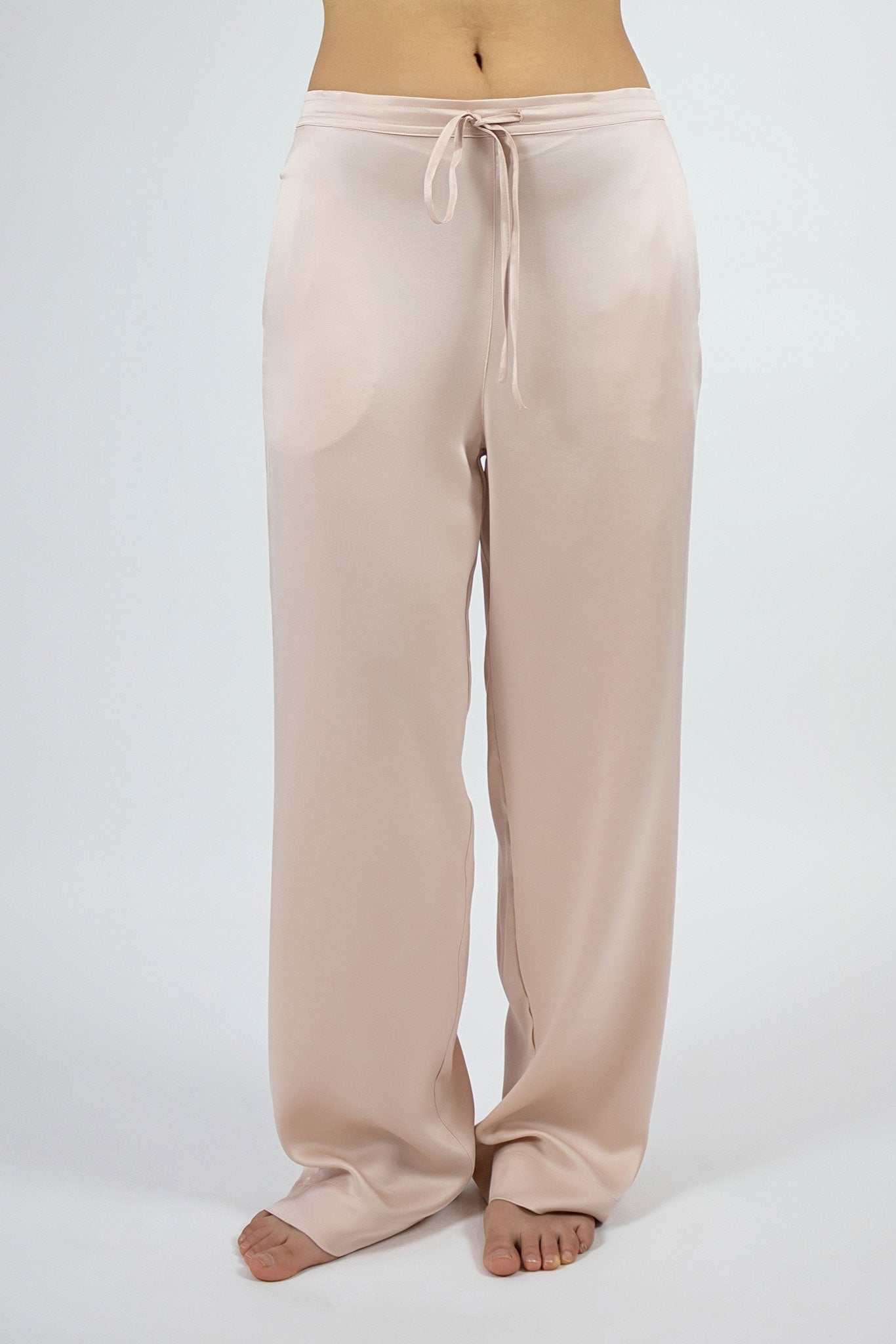 Silk Dreamscape Pants in Transcendent Pink Colour