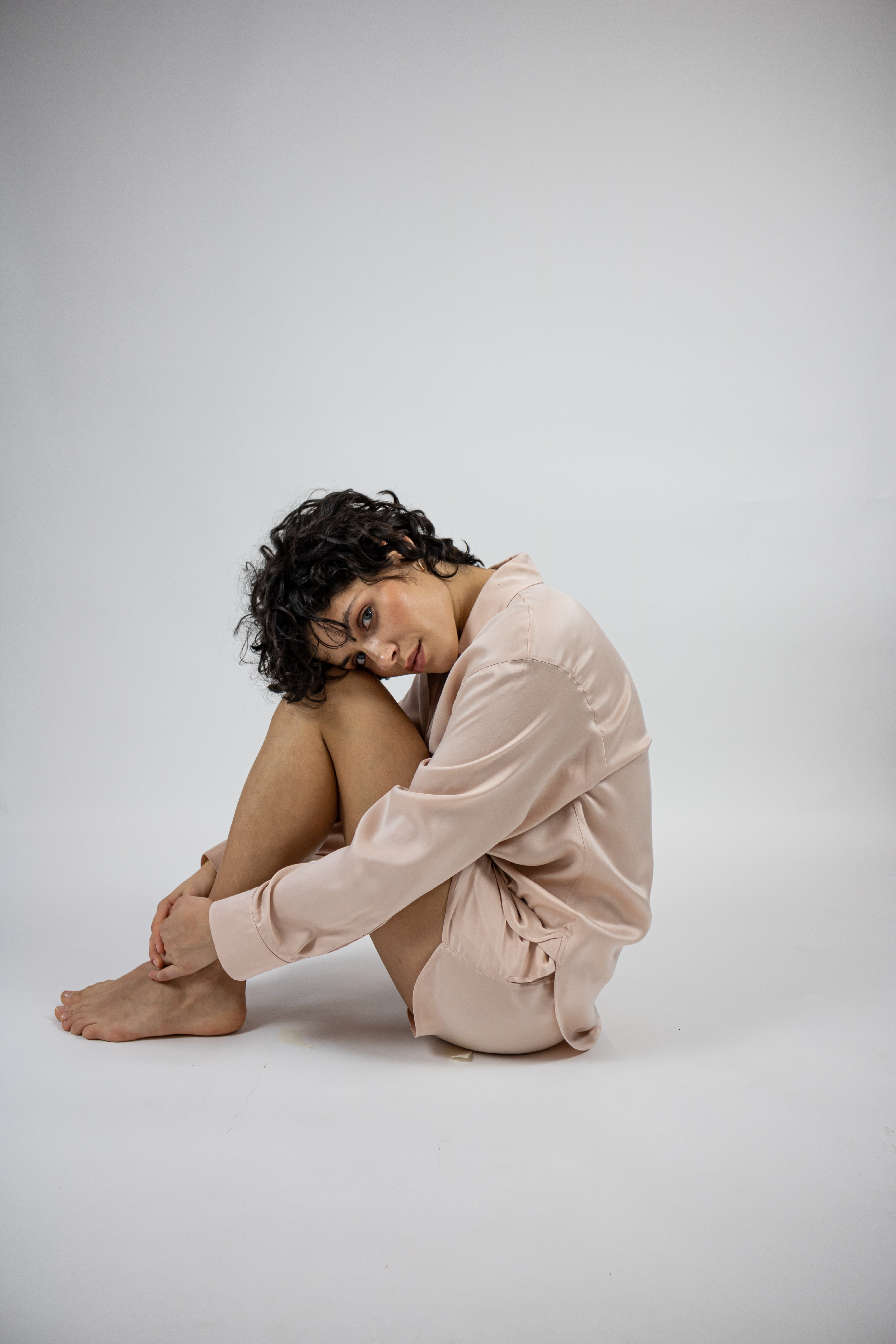 Silk Dreamscape Shirt Transcendent Pink