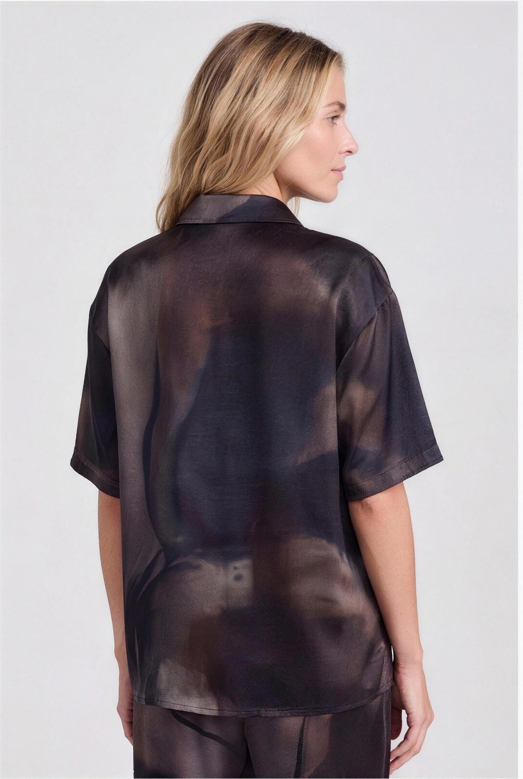 NOKAYA Mirage silk co-ord, back