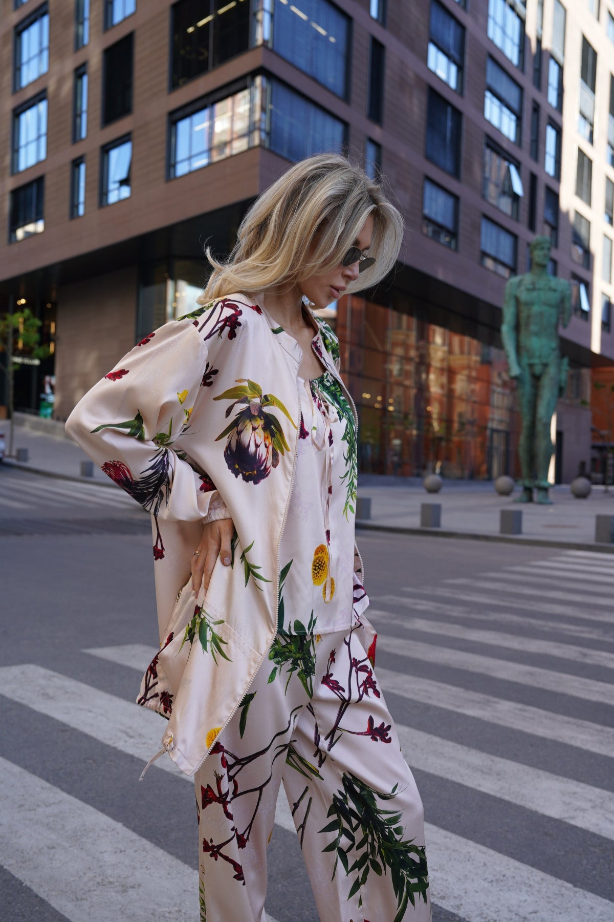 Pink Silk Bomber Flying Flower