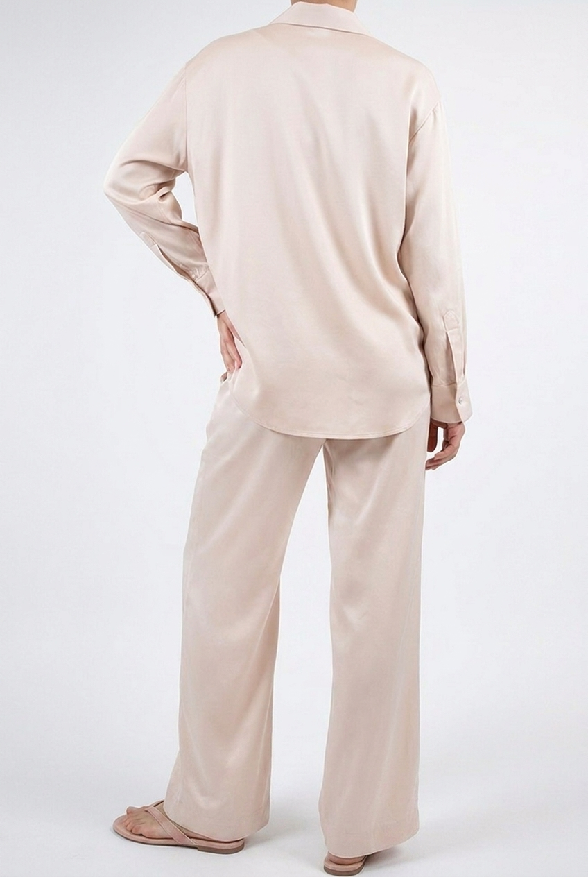 Silk Dreamscape Shirt Transcendent Pink