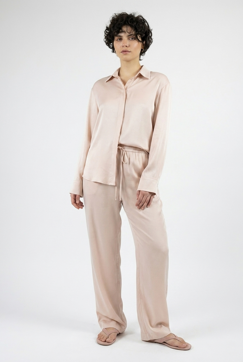 Silk Dreamscape Pyjamas Transcendent Pink