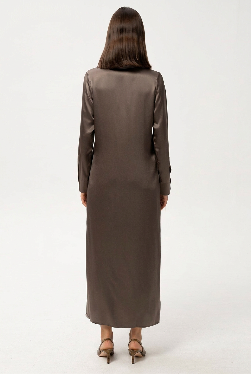 Silk Shirt Dress The Lady
