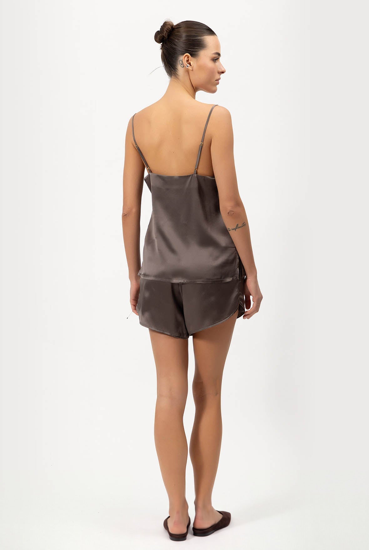 Brown Silk Camisole The Lady