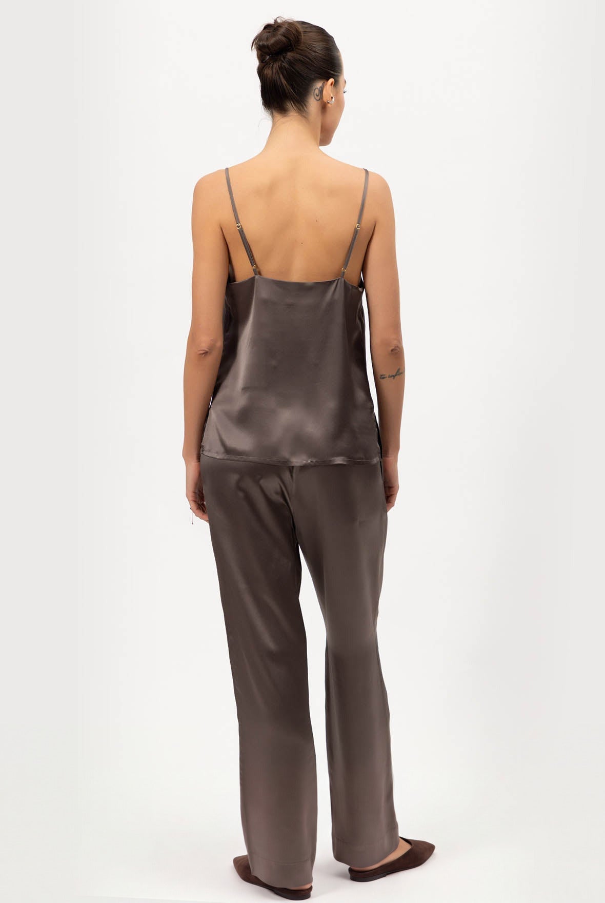 Brown Silk Camisole The Lady