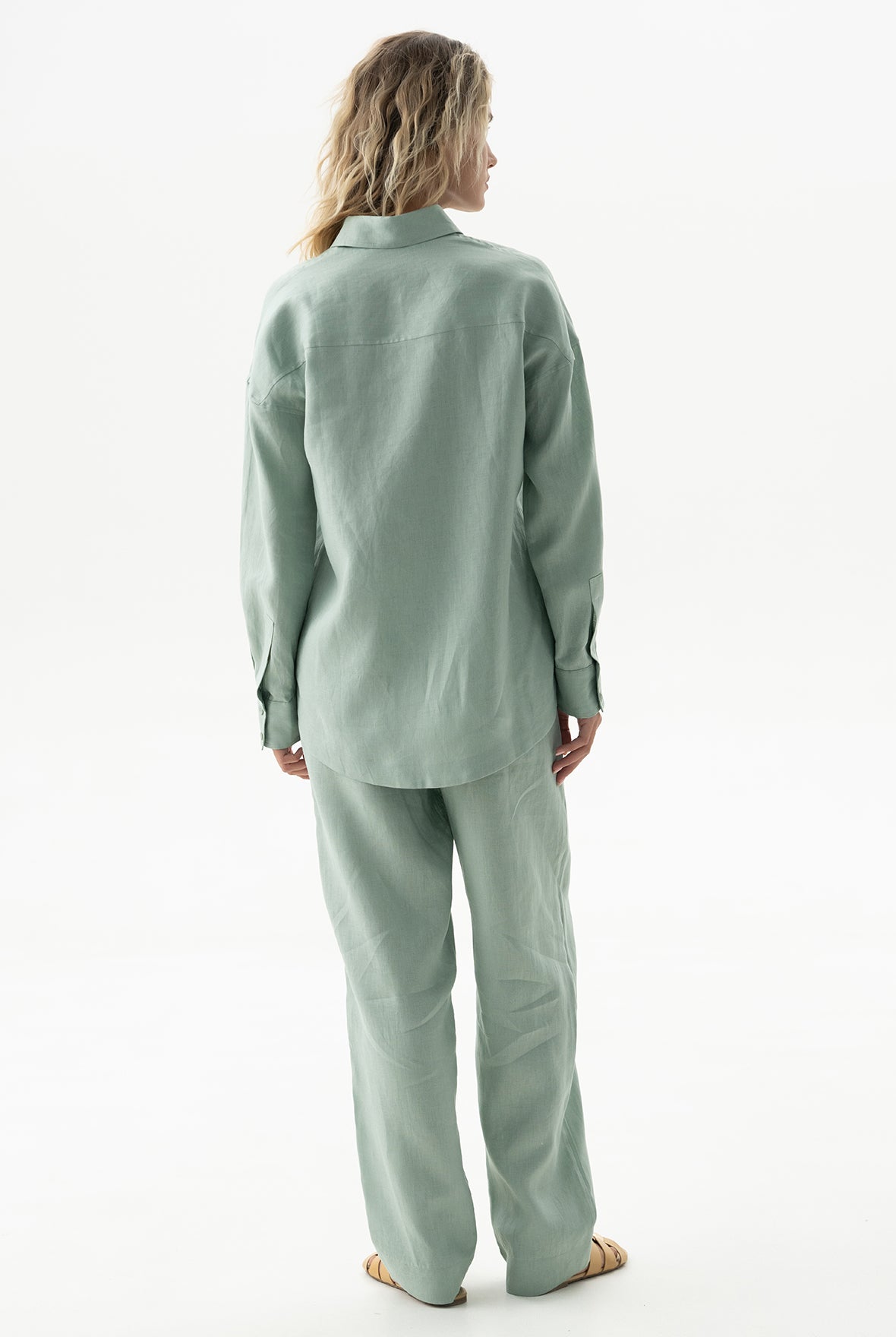 Linen Spirit Pants Sage Green