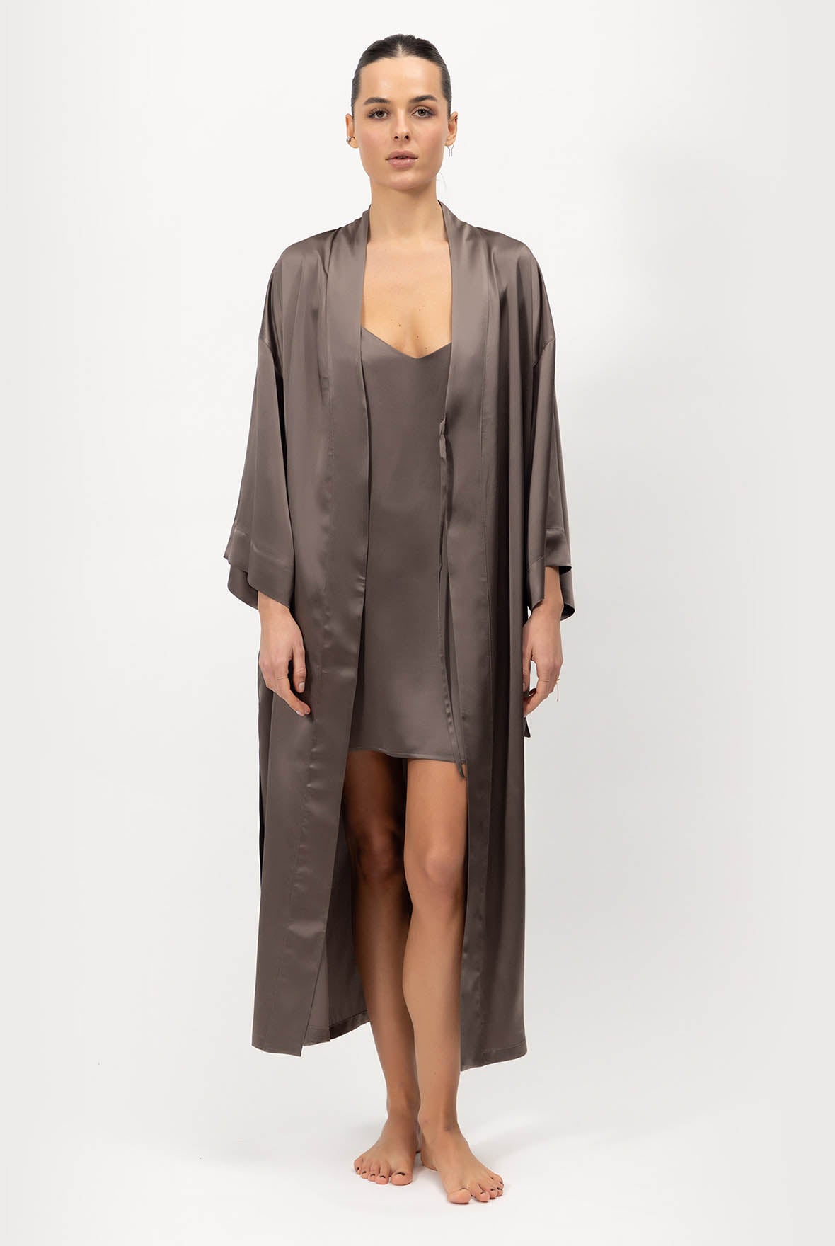 Silk Short Slip Dress The Lady