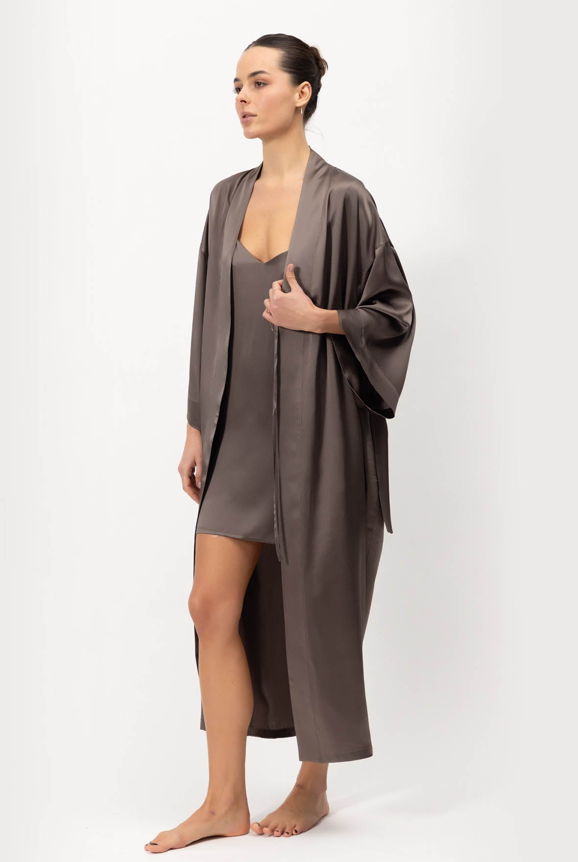 Silk Short Slip Dress The Lady