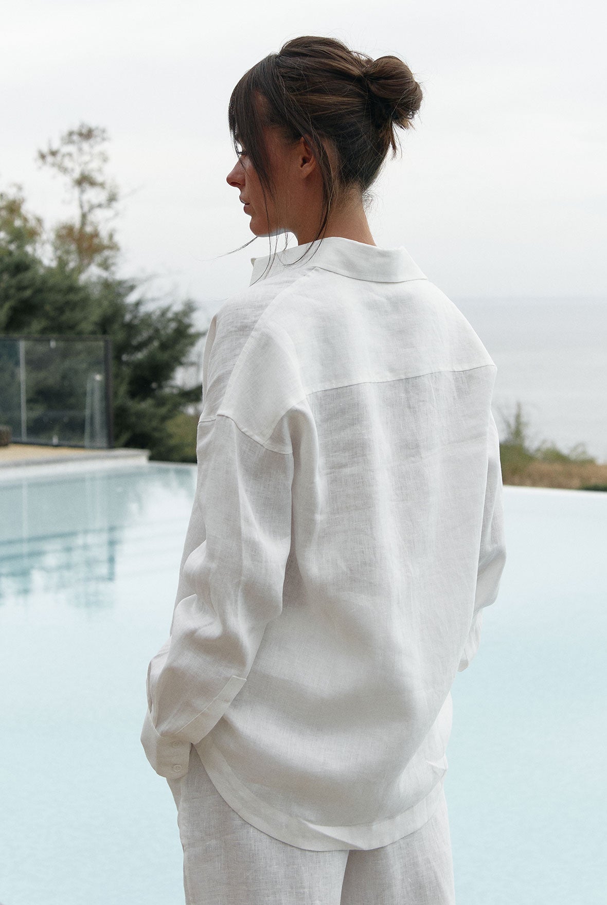 Linen Spirit Shirt White