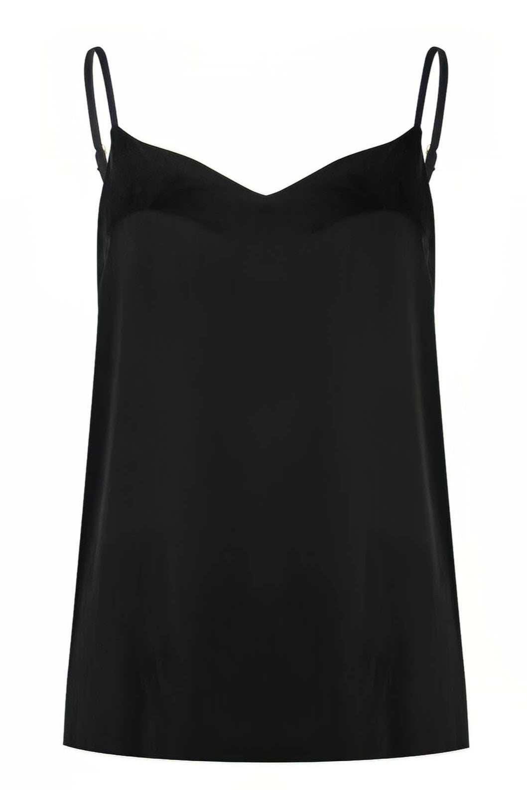Nokaya  Silk slip dress. Short  Dress in black.