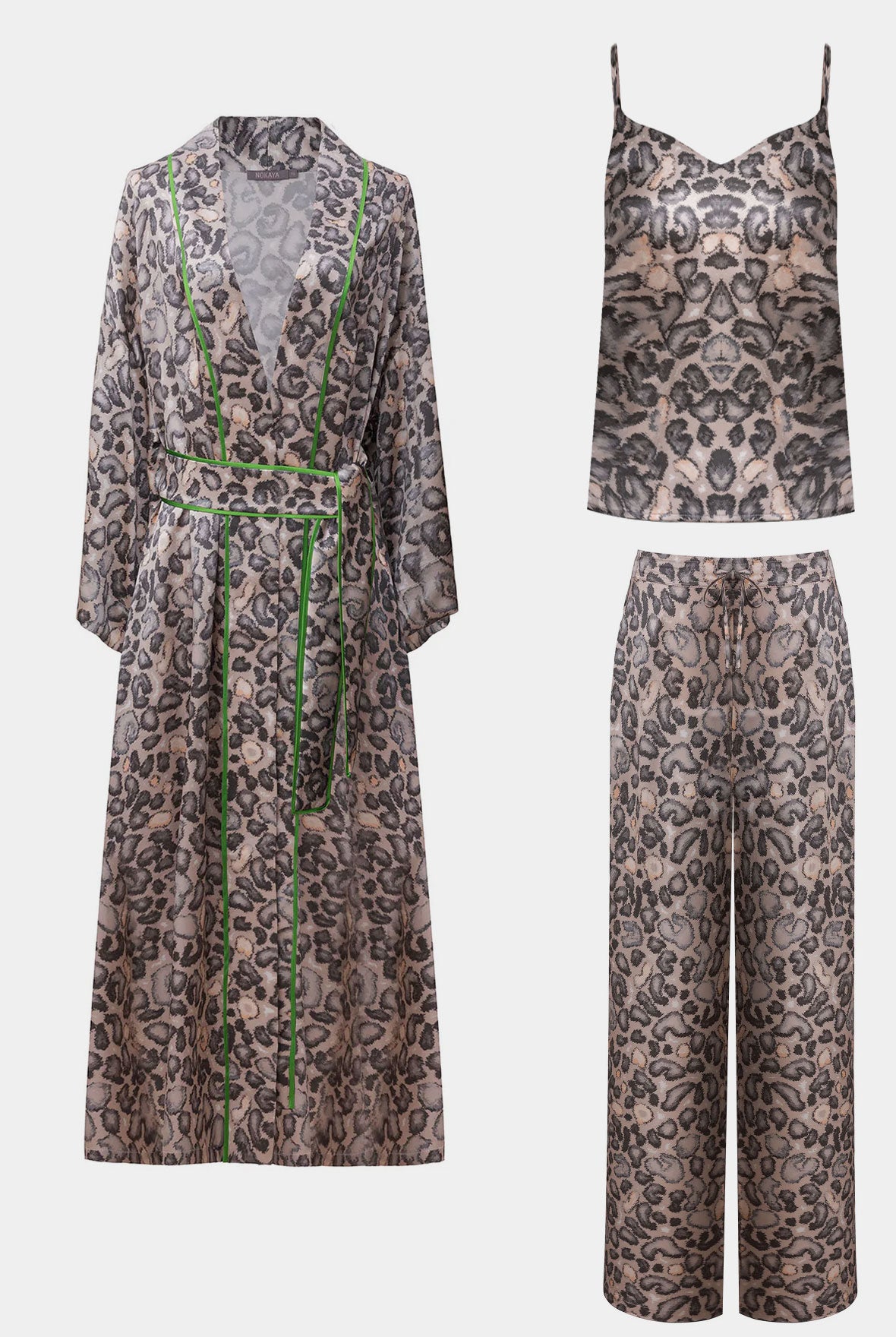 SILK LOUNGEWEAR  ANIMAL PRINT BUNDLE