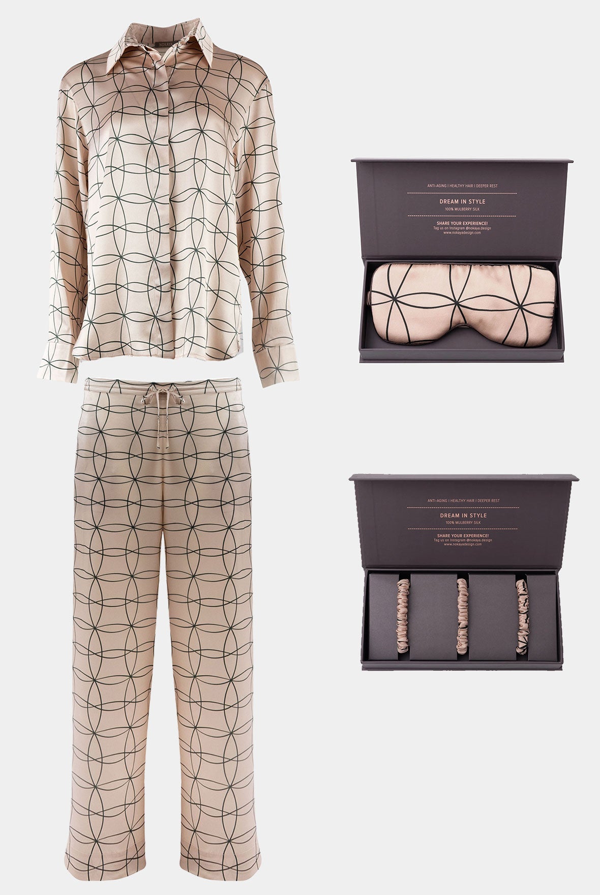 SILK SLEEP & LOUNGE PINK NEO GEO BUNDLE