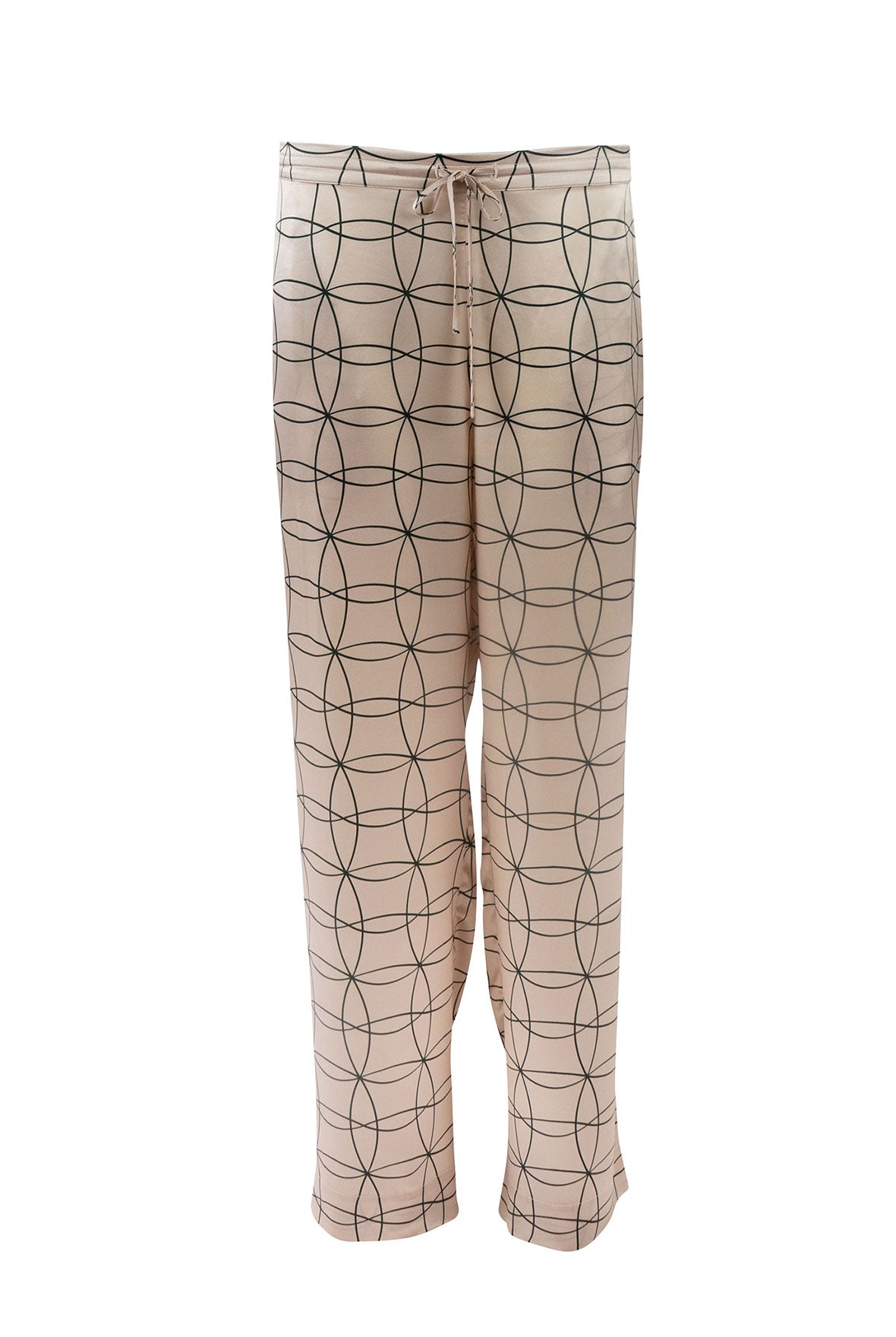 Pink Neo Geo Silk Pyjama Pants