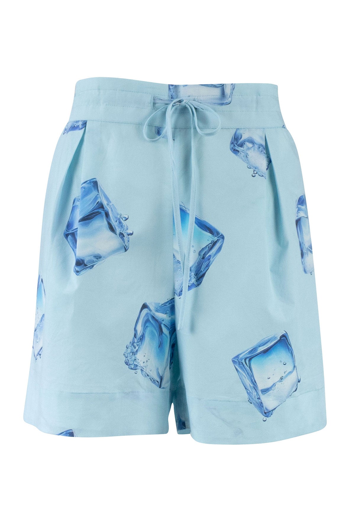 Cotton Shorts Packshot  with ice cube print