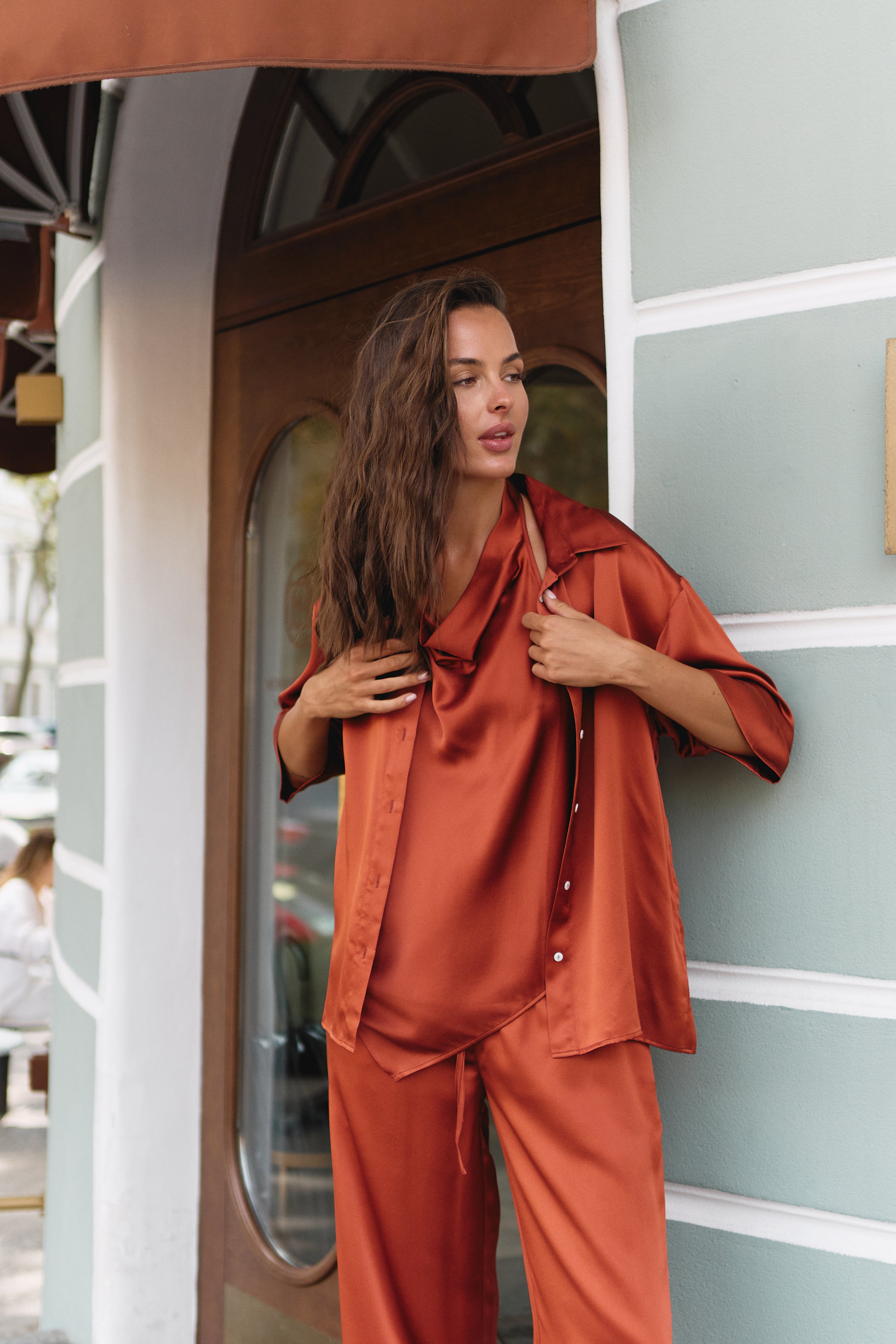 Amber Silk Shirt The Lady