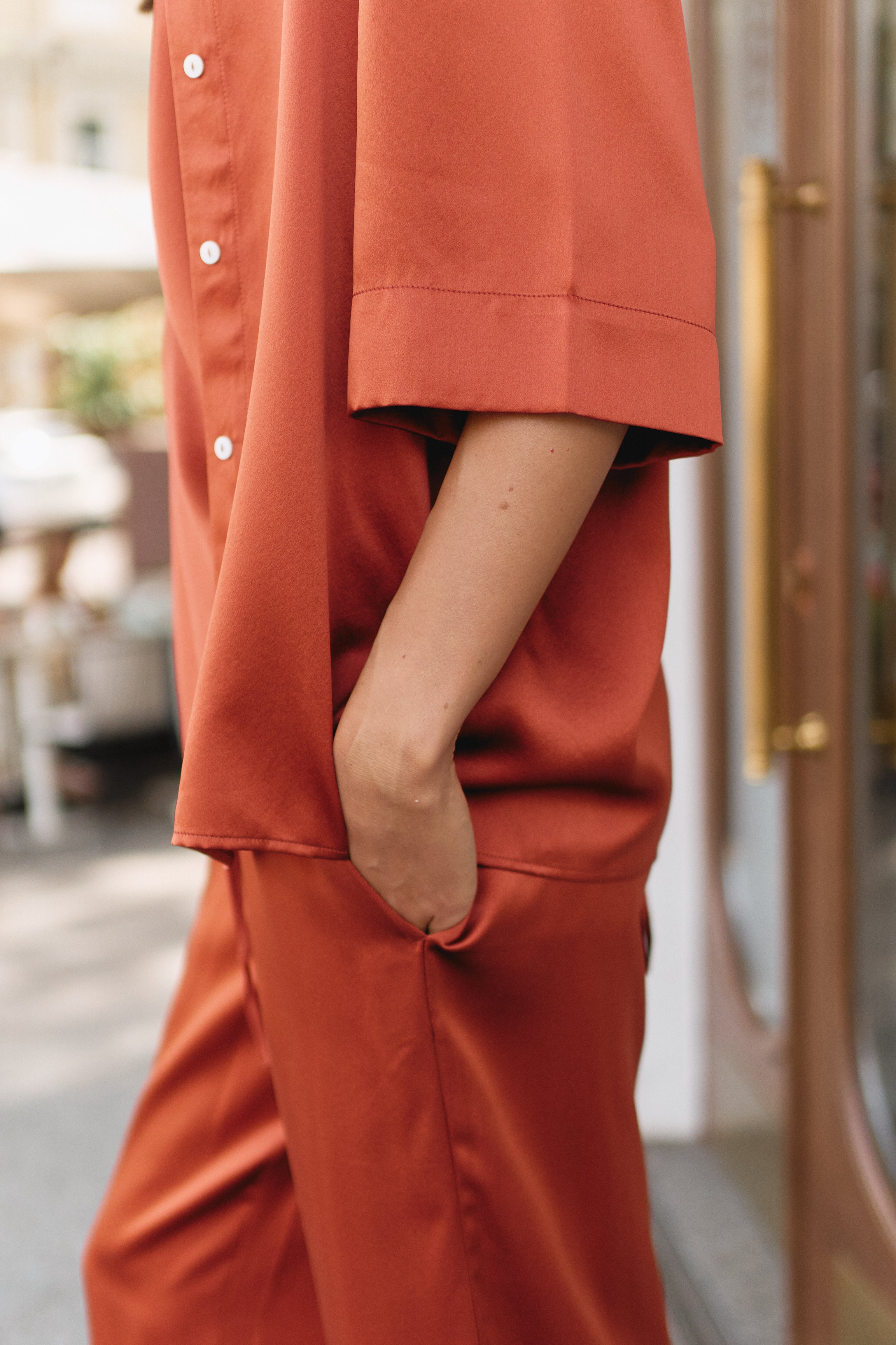 Amber Silk Shirt The Lady