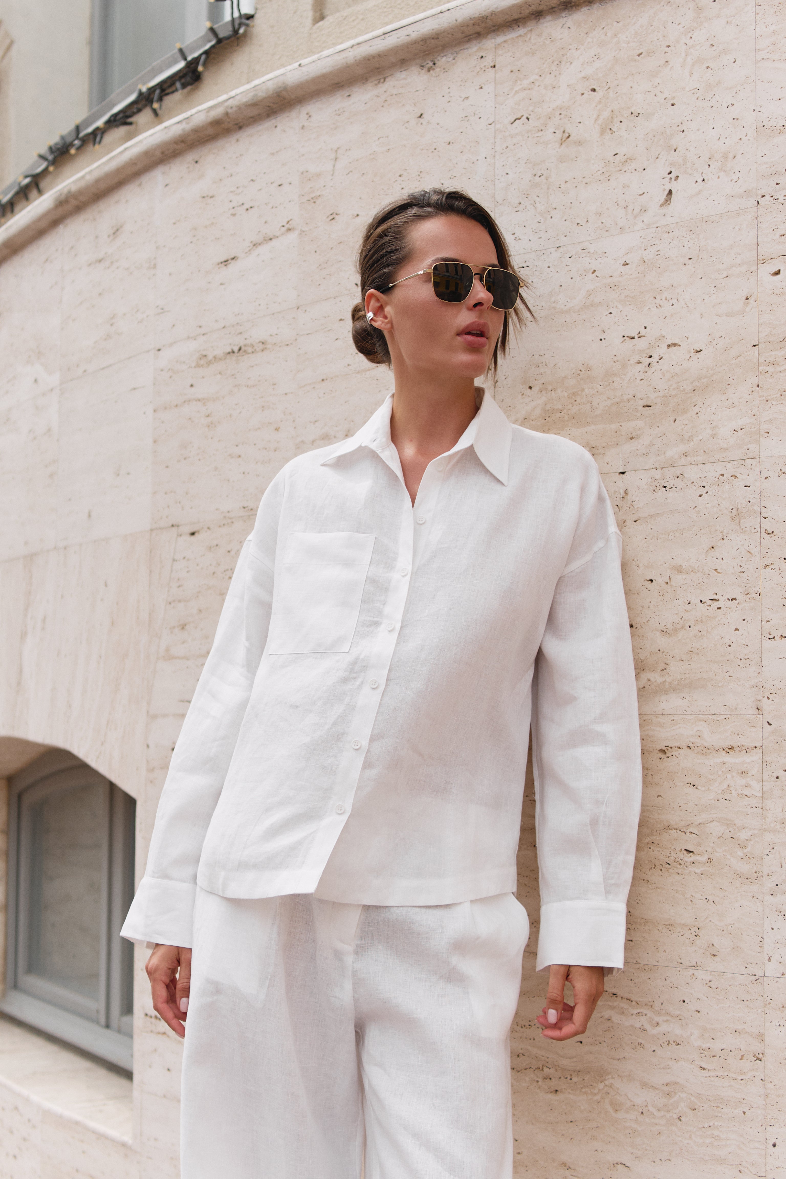 Linen Spirit Shirt White