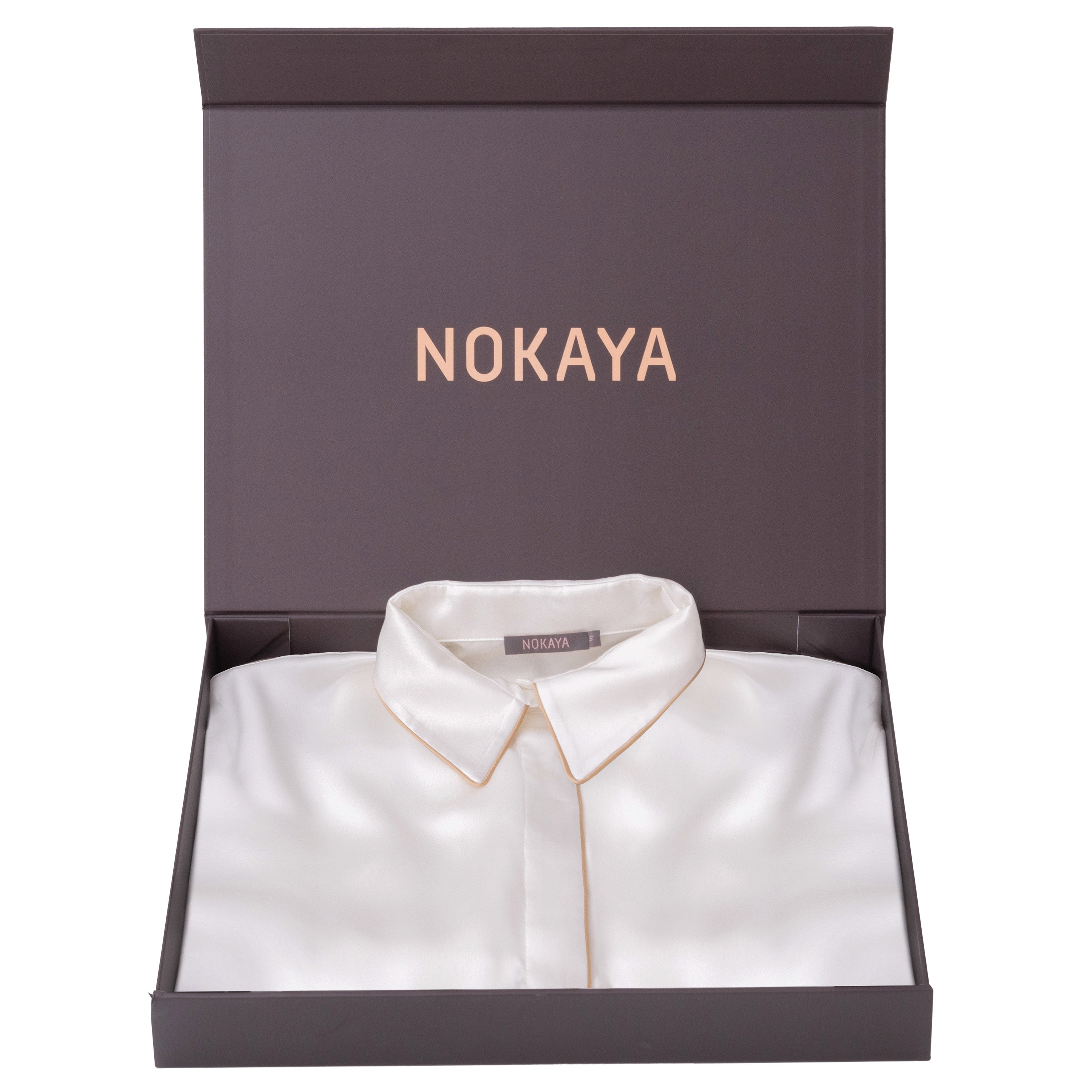 The Lady Silk Pyjamas Ivory