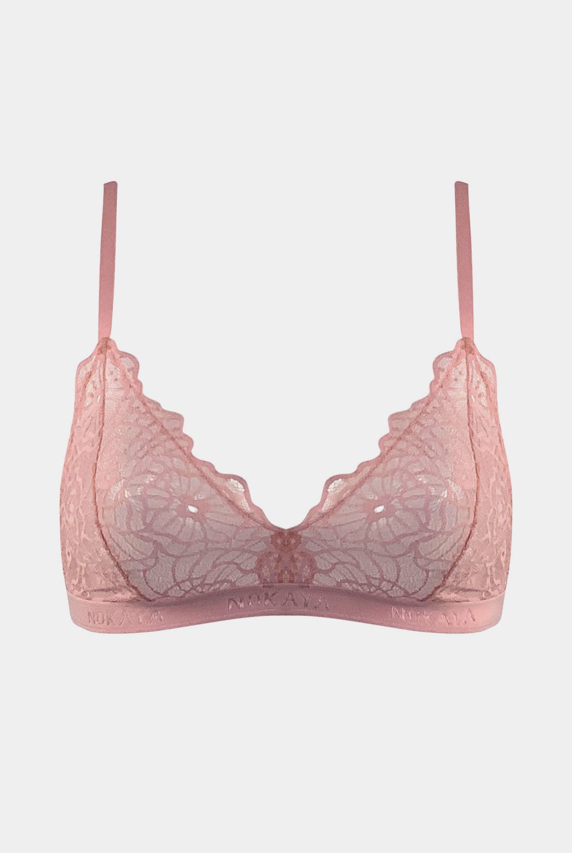 Born in Ukraine Image Lace Bralette Pink