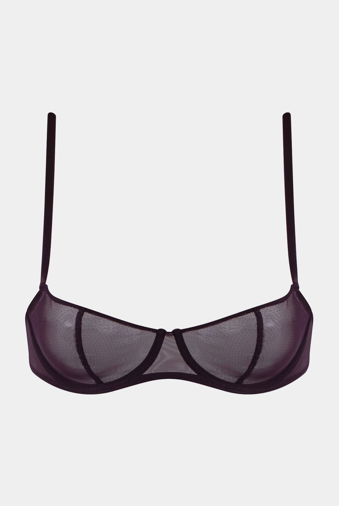 I.D. Line Underwired Fine Mesh Balconette Bra
