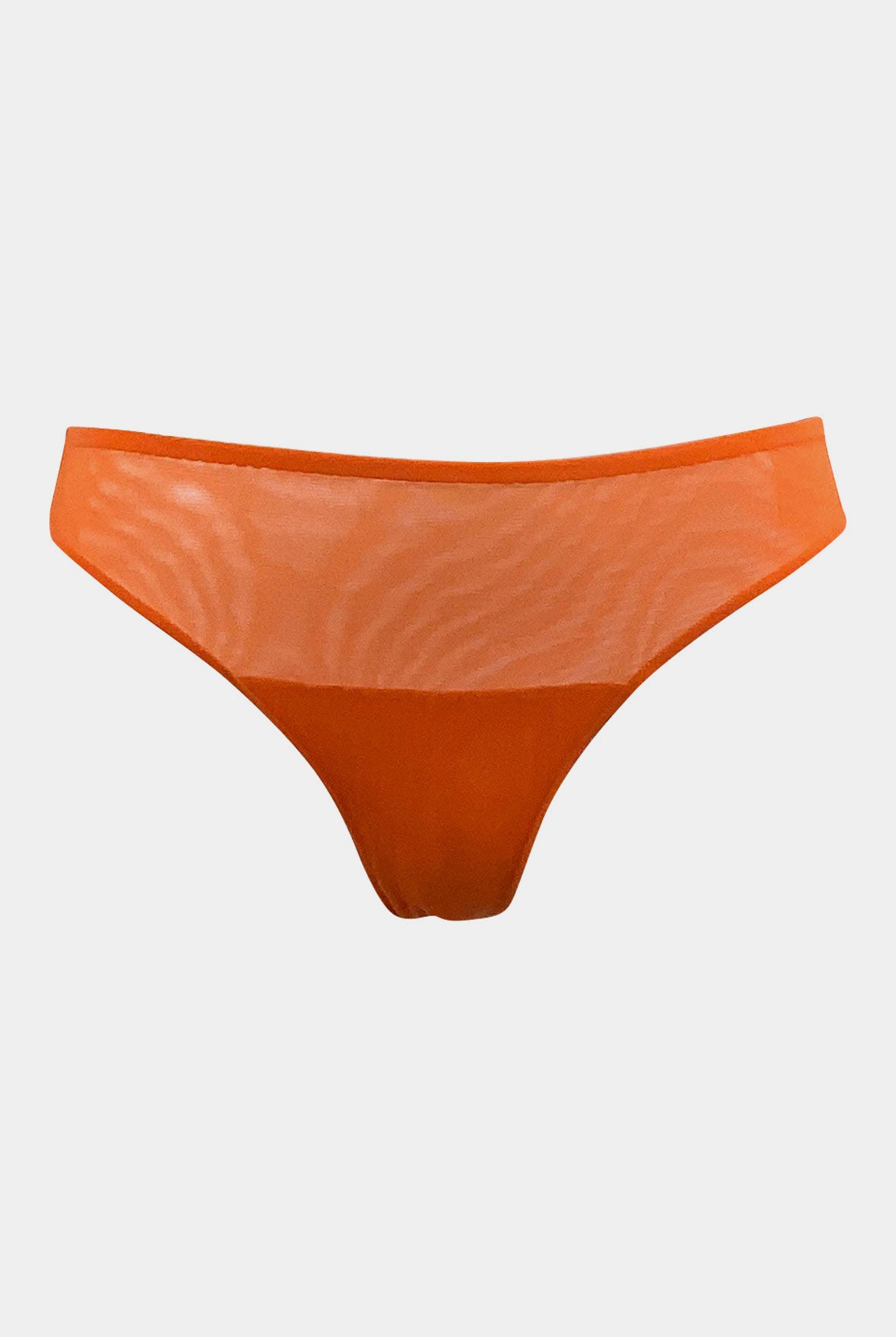 I.D. Line Fine Mesh Bikini Orange