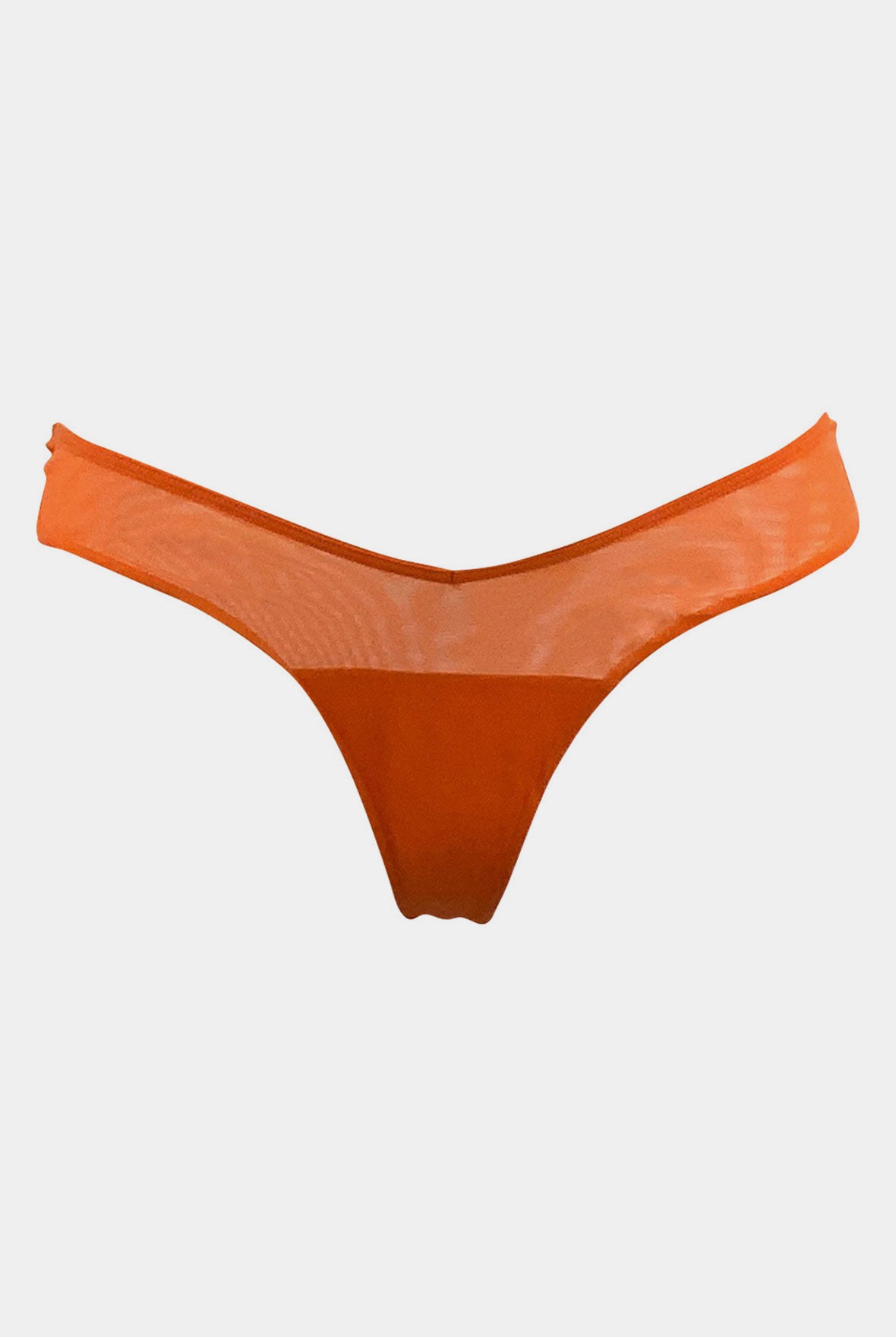 I.D. Line Fine Mesh V-thong Orange