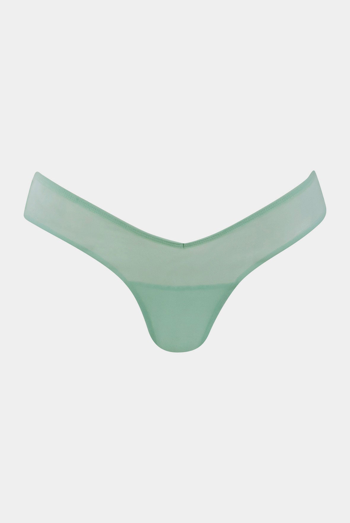 I.D. Line Fine Mesh V-thong Mint Cream