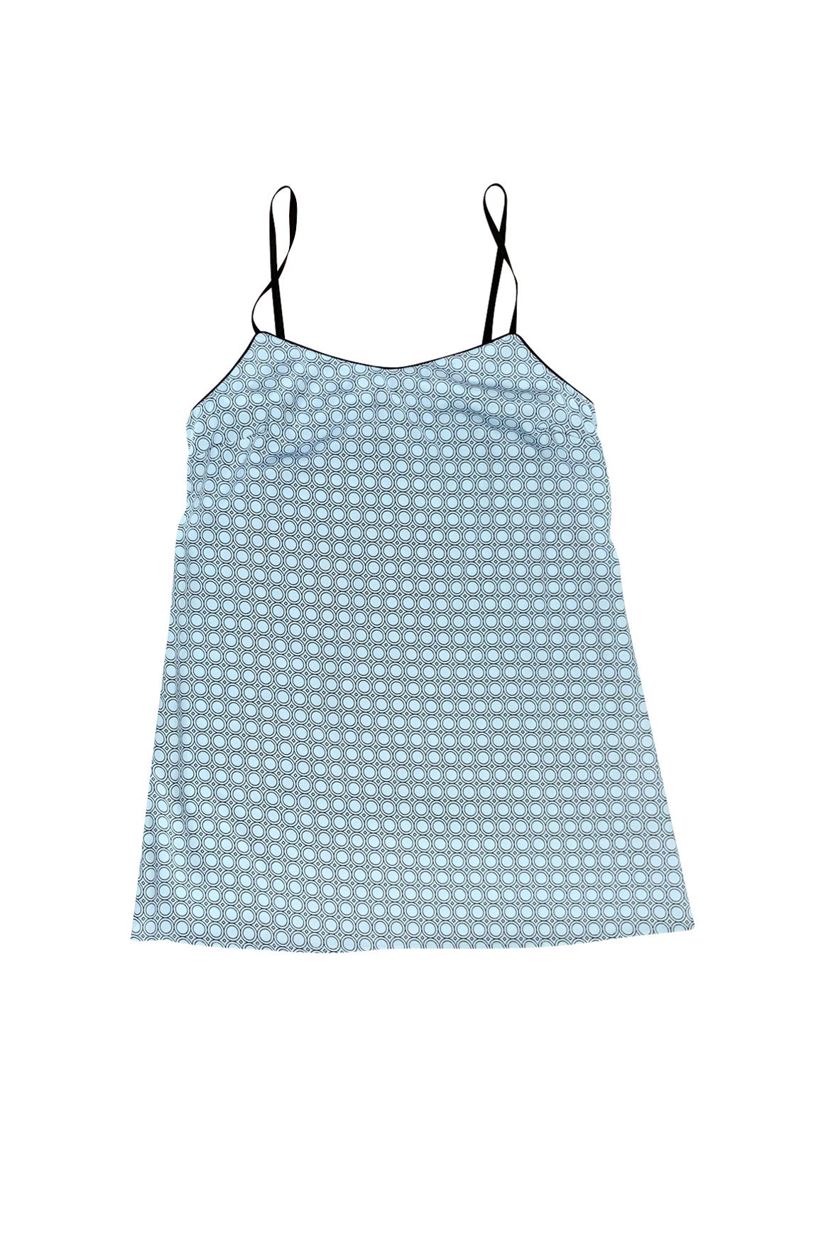 Sky-blue Silk Slip Dress The Lady