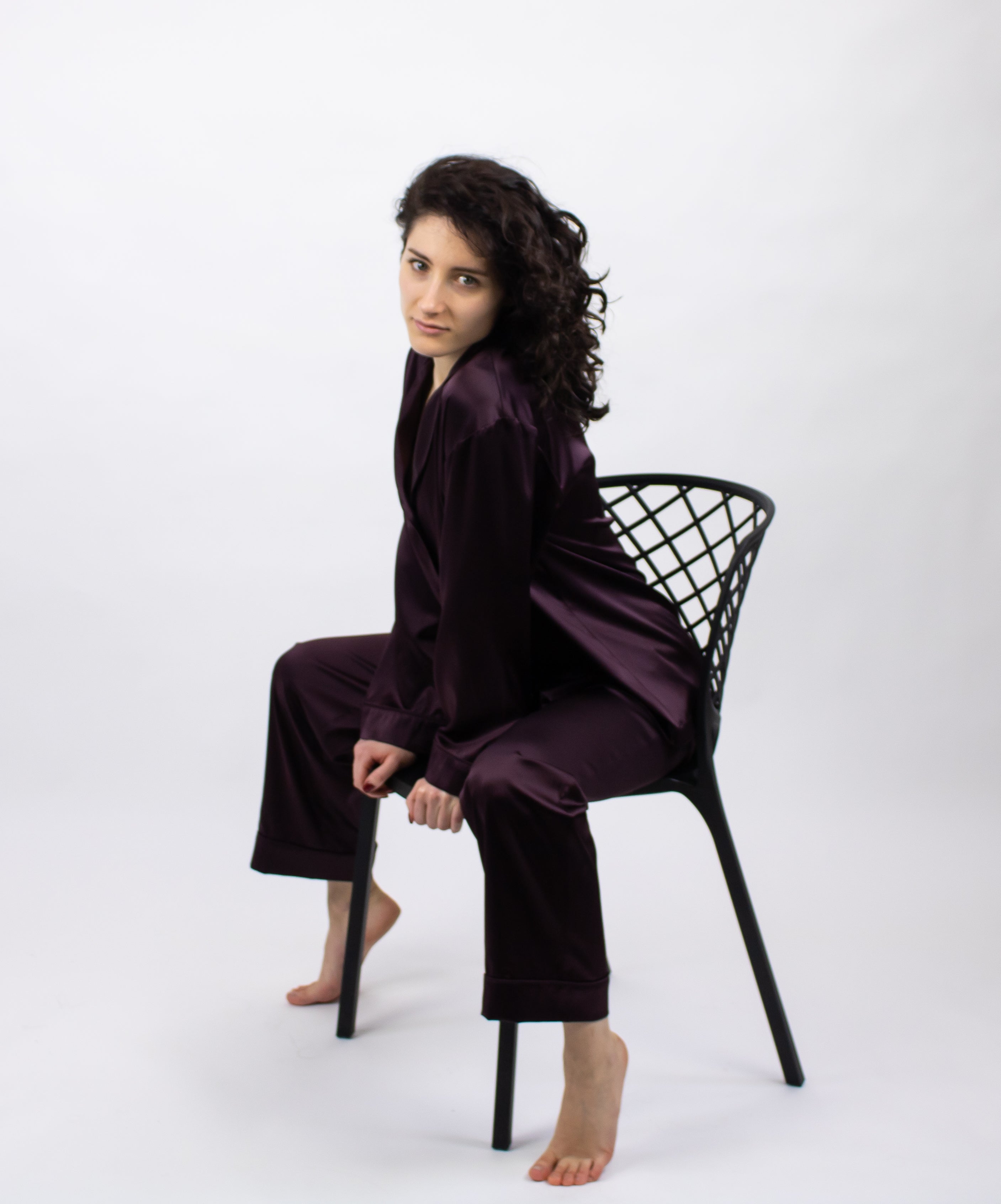 The Lady Silk Pyjama Shirt