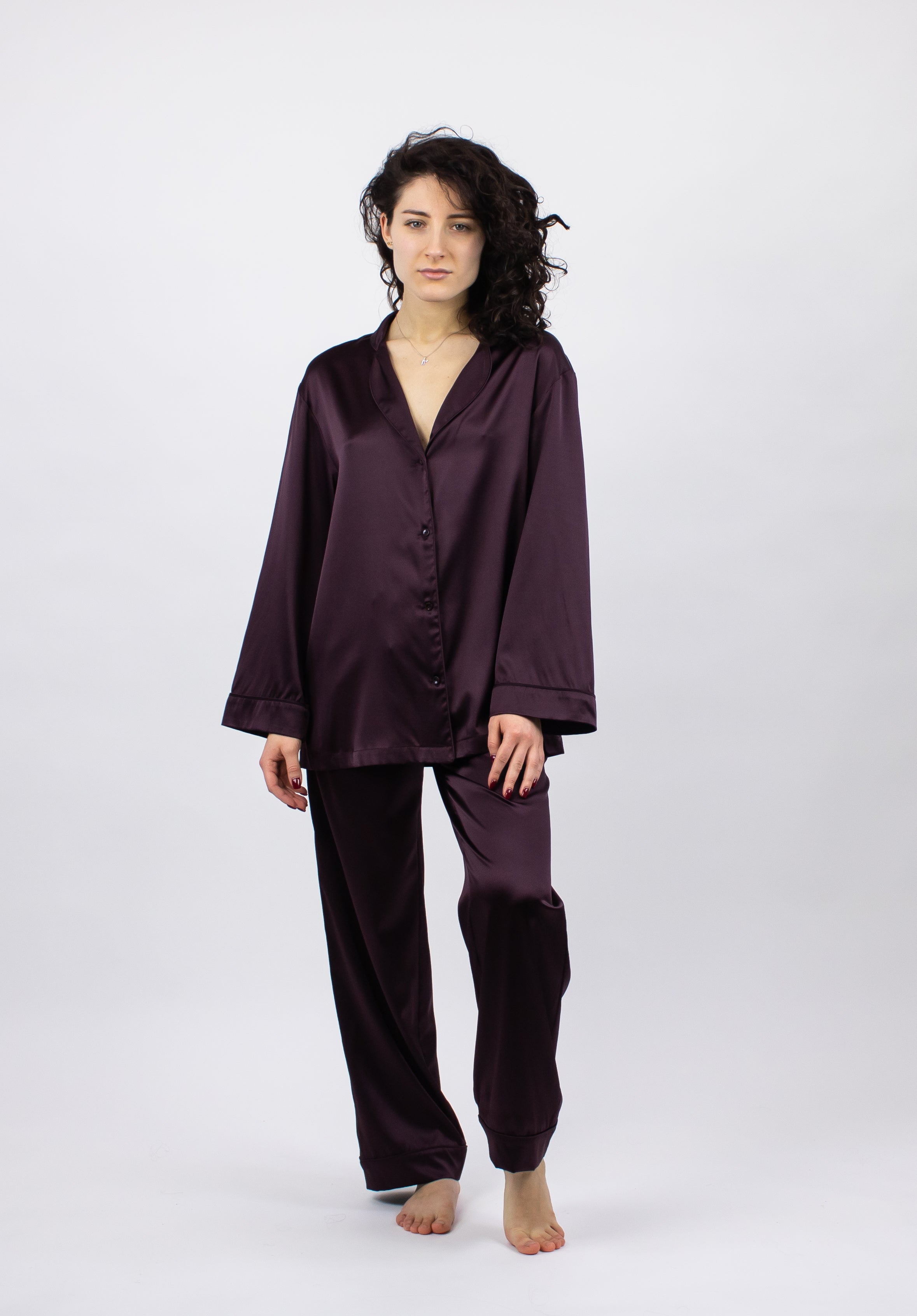 The Lady Silk Pyjama Shirt
