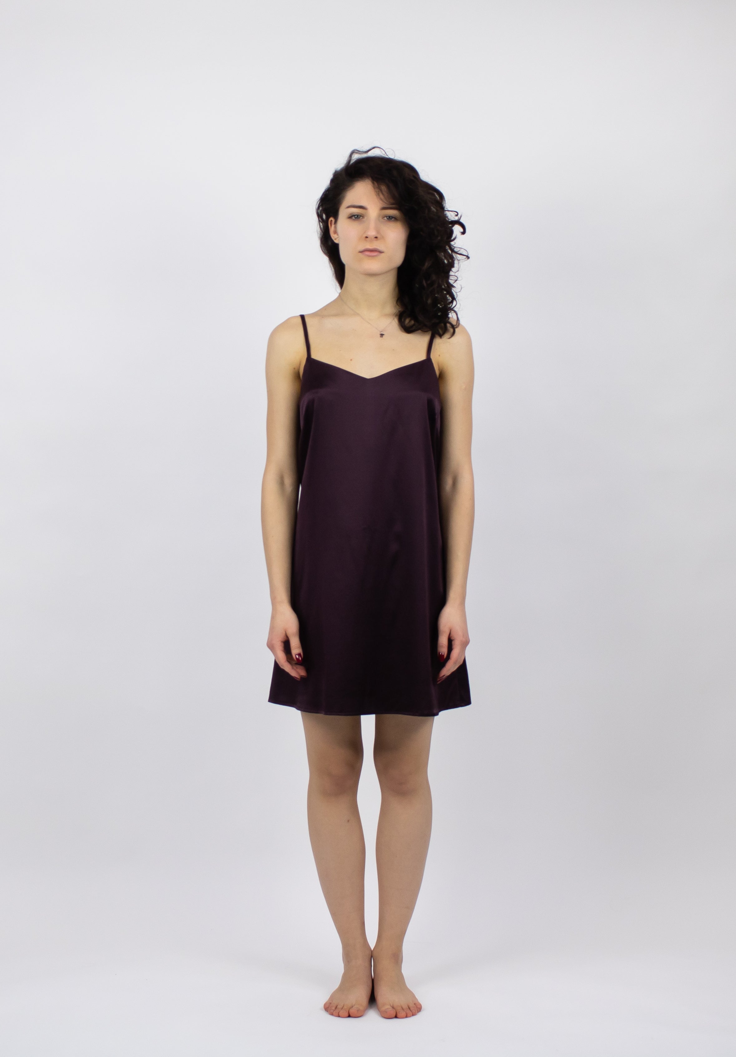 Fudge Silk Slip Dress The Lady