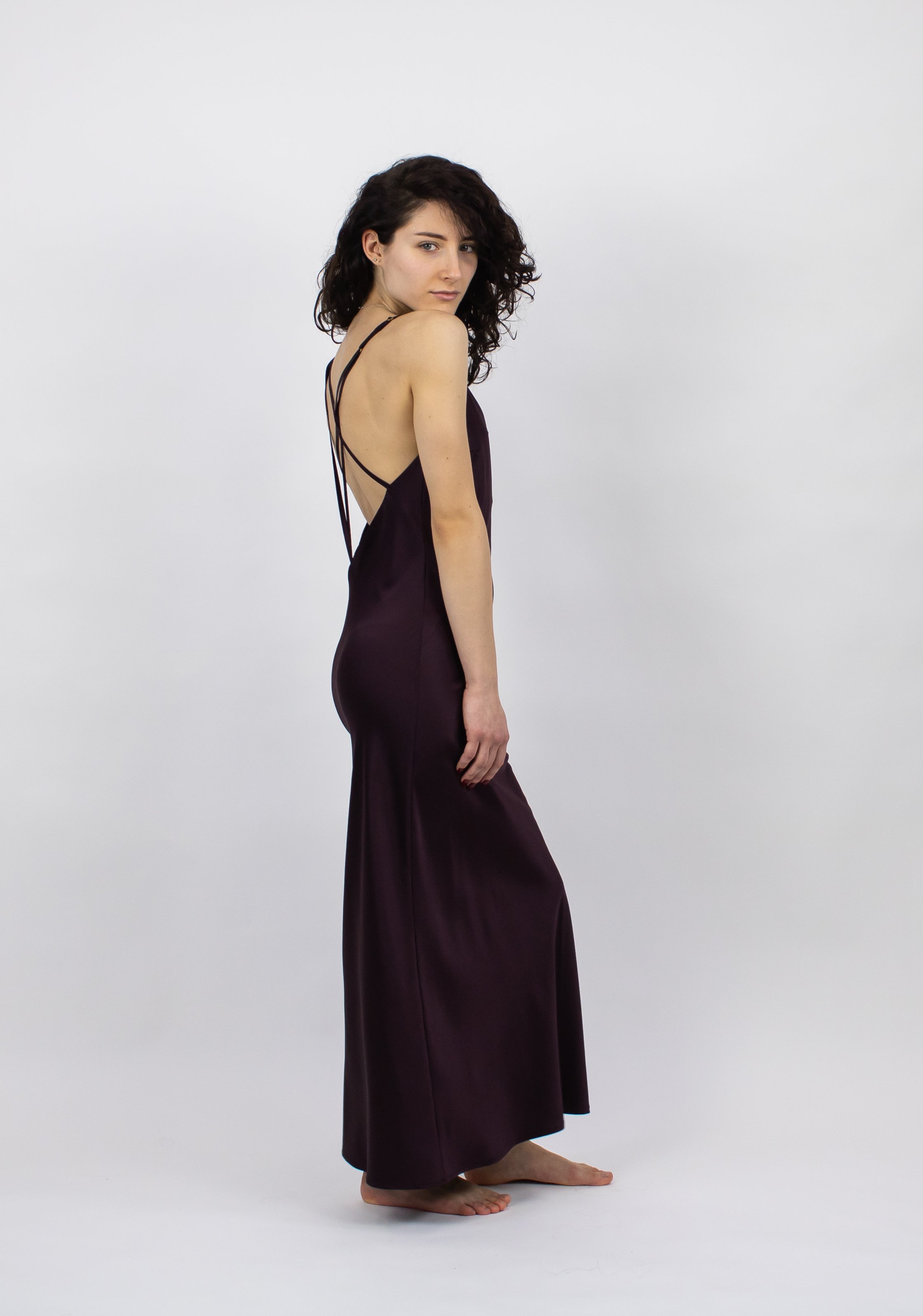 The Lady Silk Maxi Dress