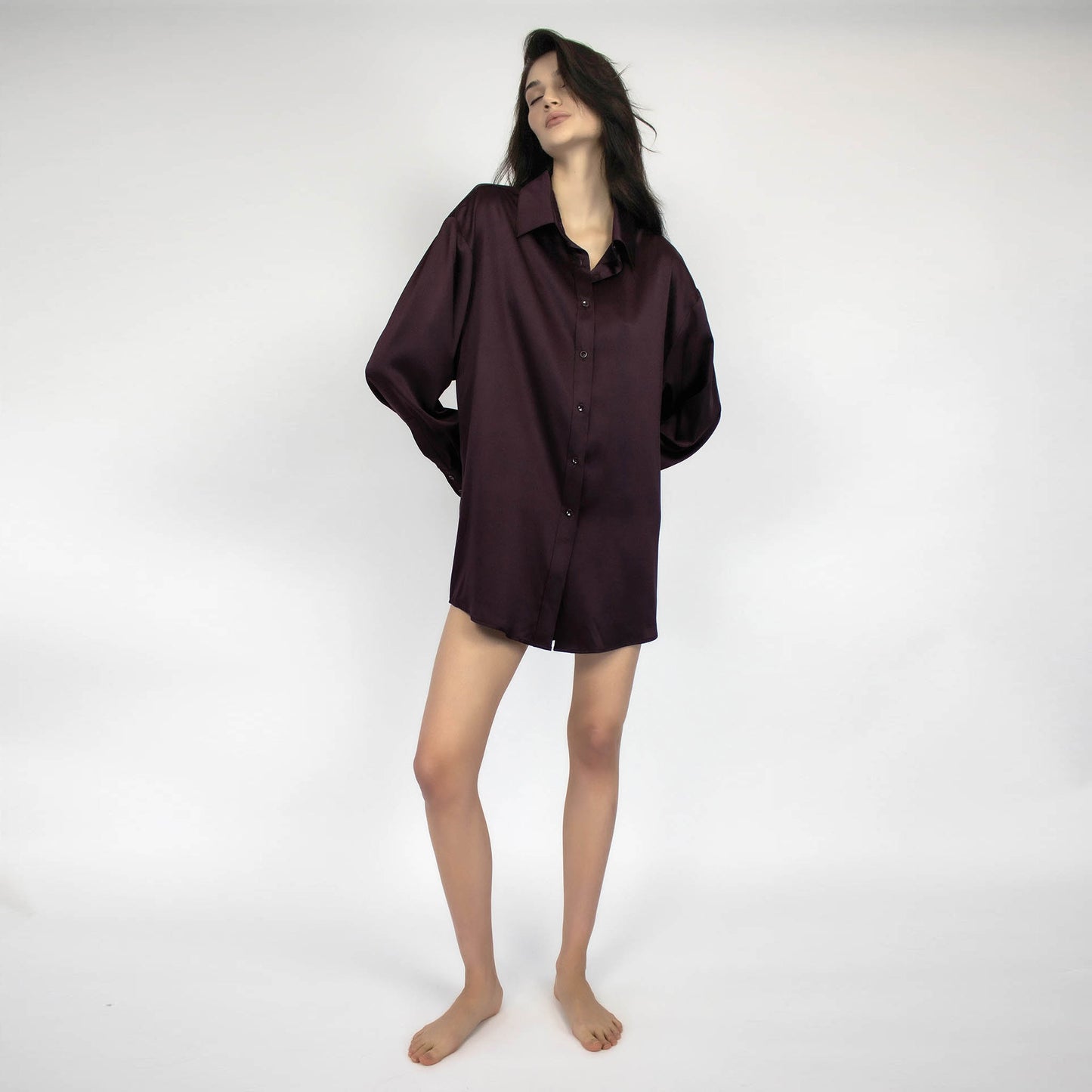 The Lady SILK Shirt Dress