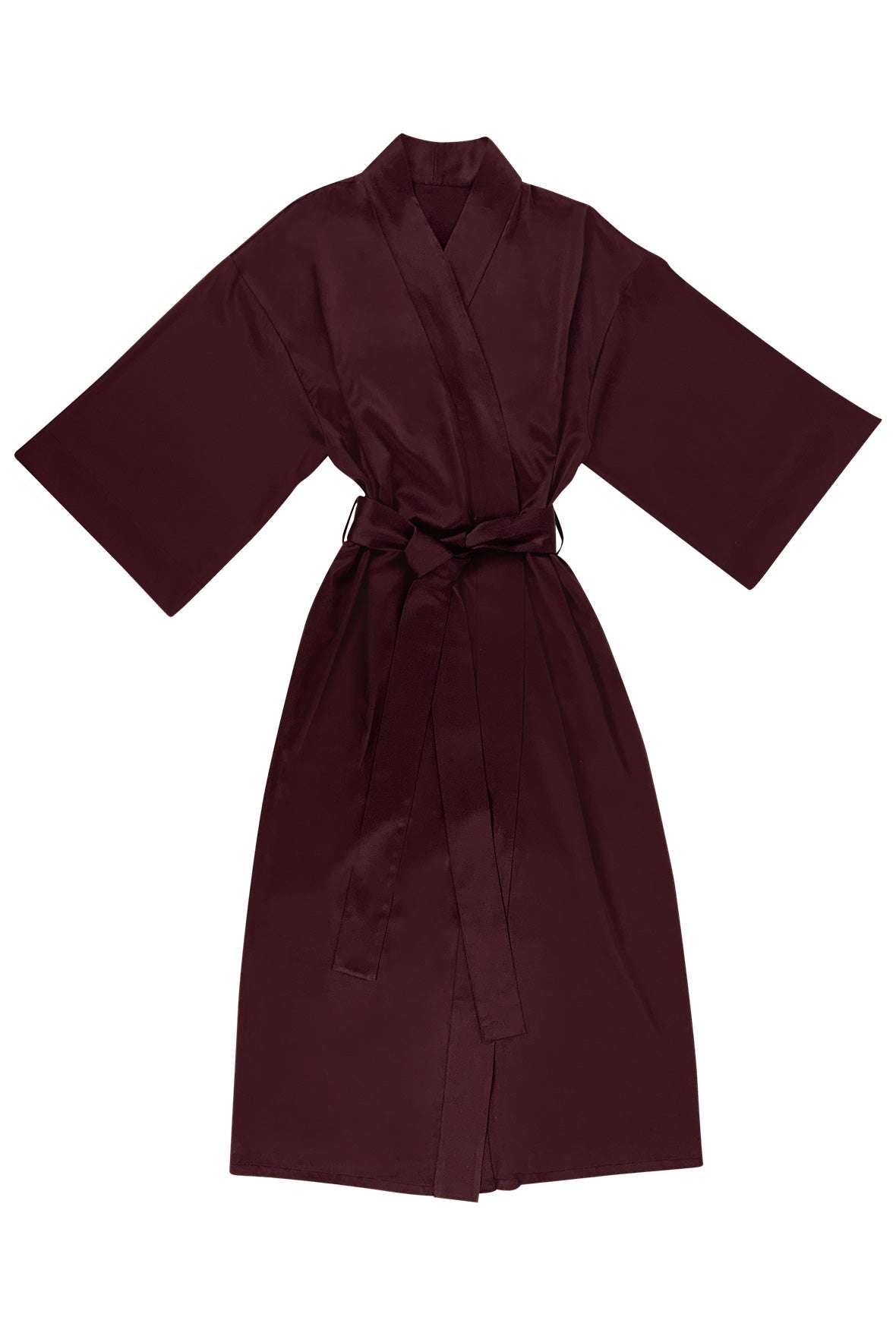 The Lady Silk Long Kimono Robe