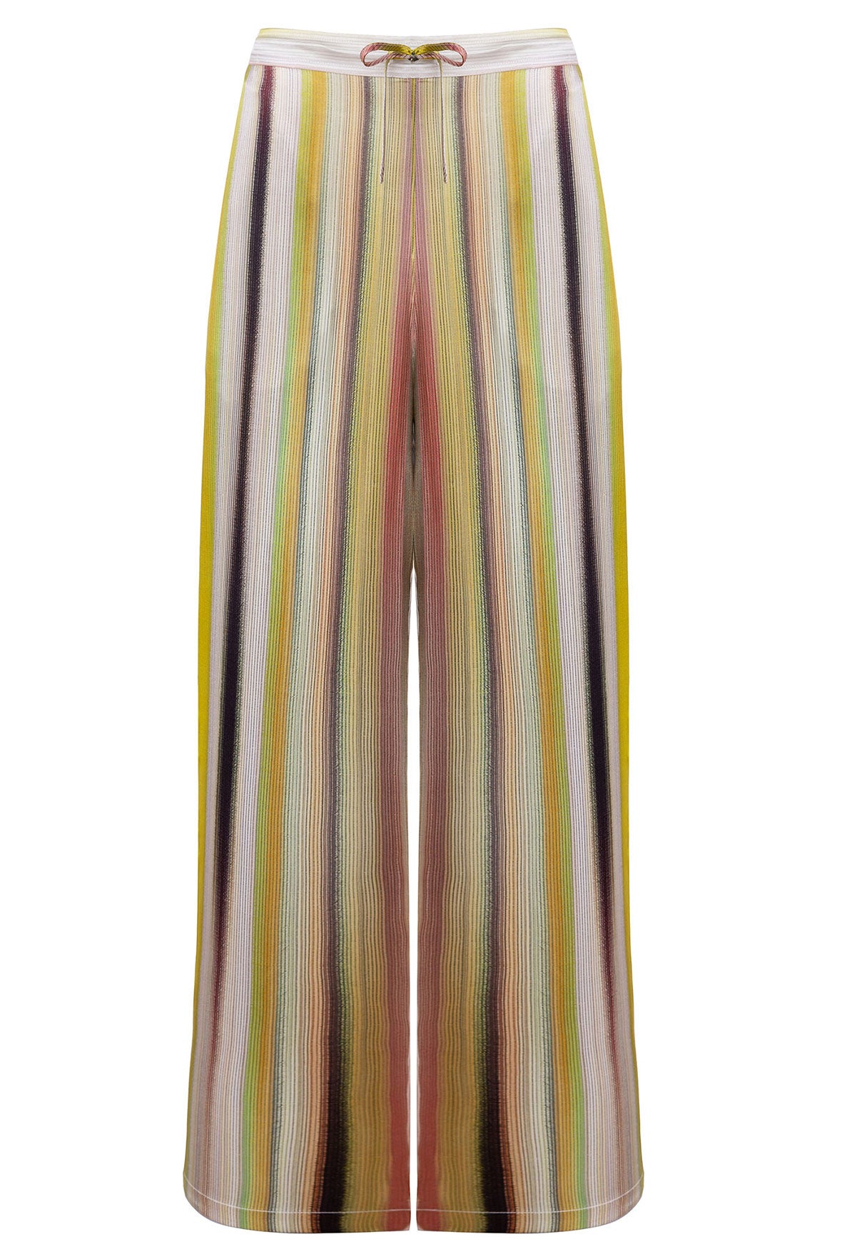 Art Stripes Silk Pants