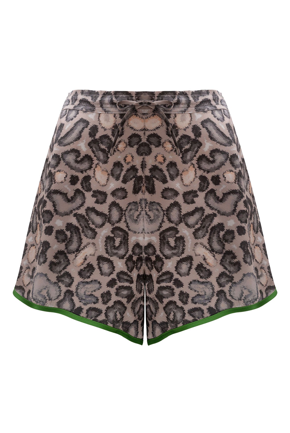 Silk Shorts Animal Print