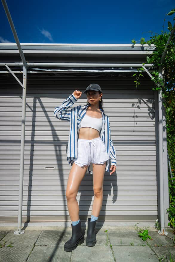 Linen Spirit Shirt Nautical Print