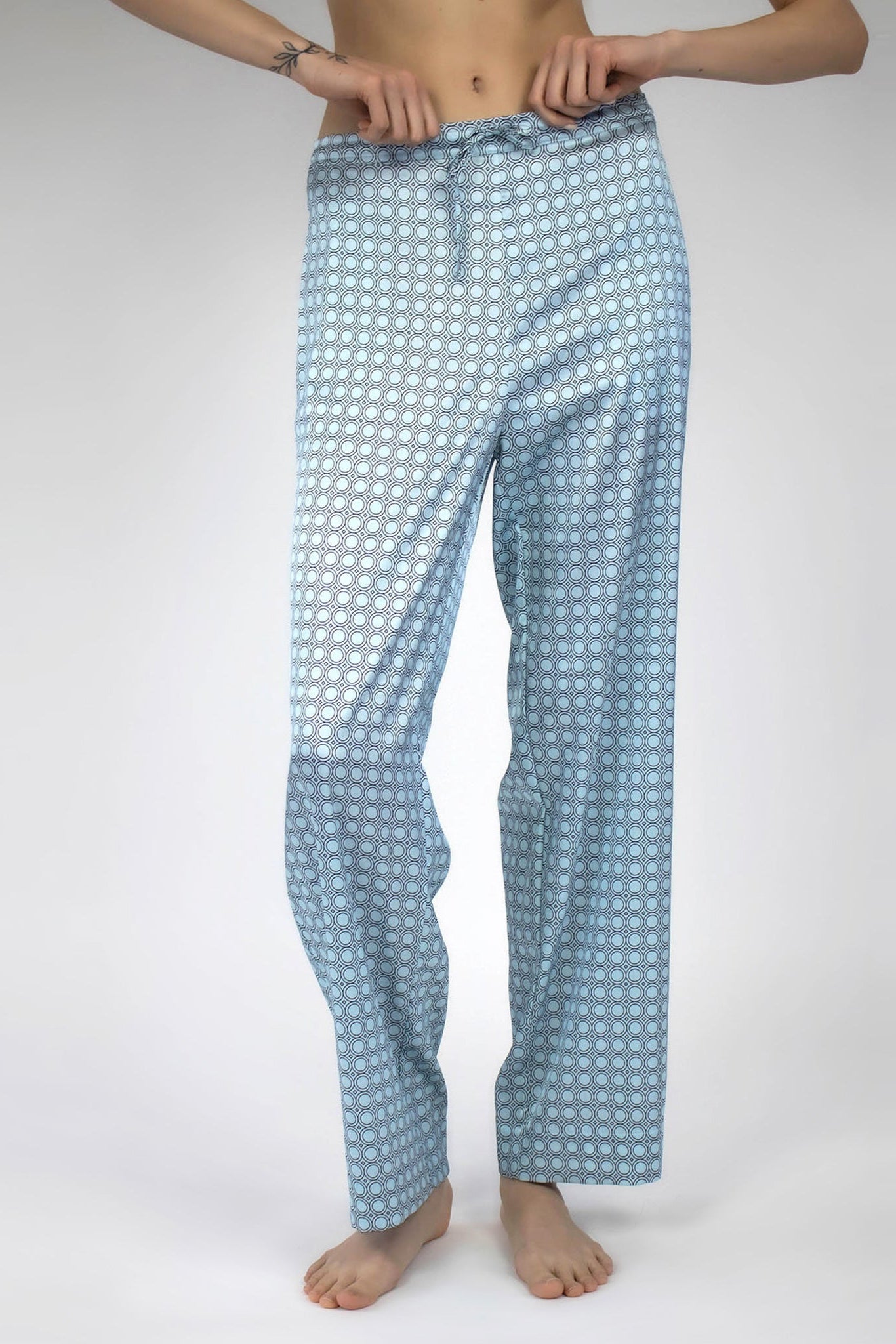 Silk payama pants and short for sleep Nokaya