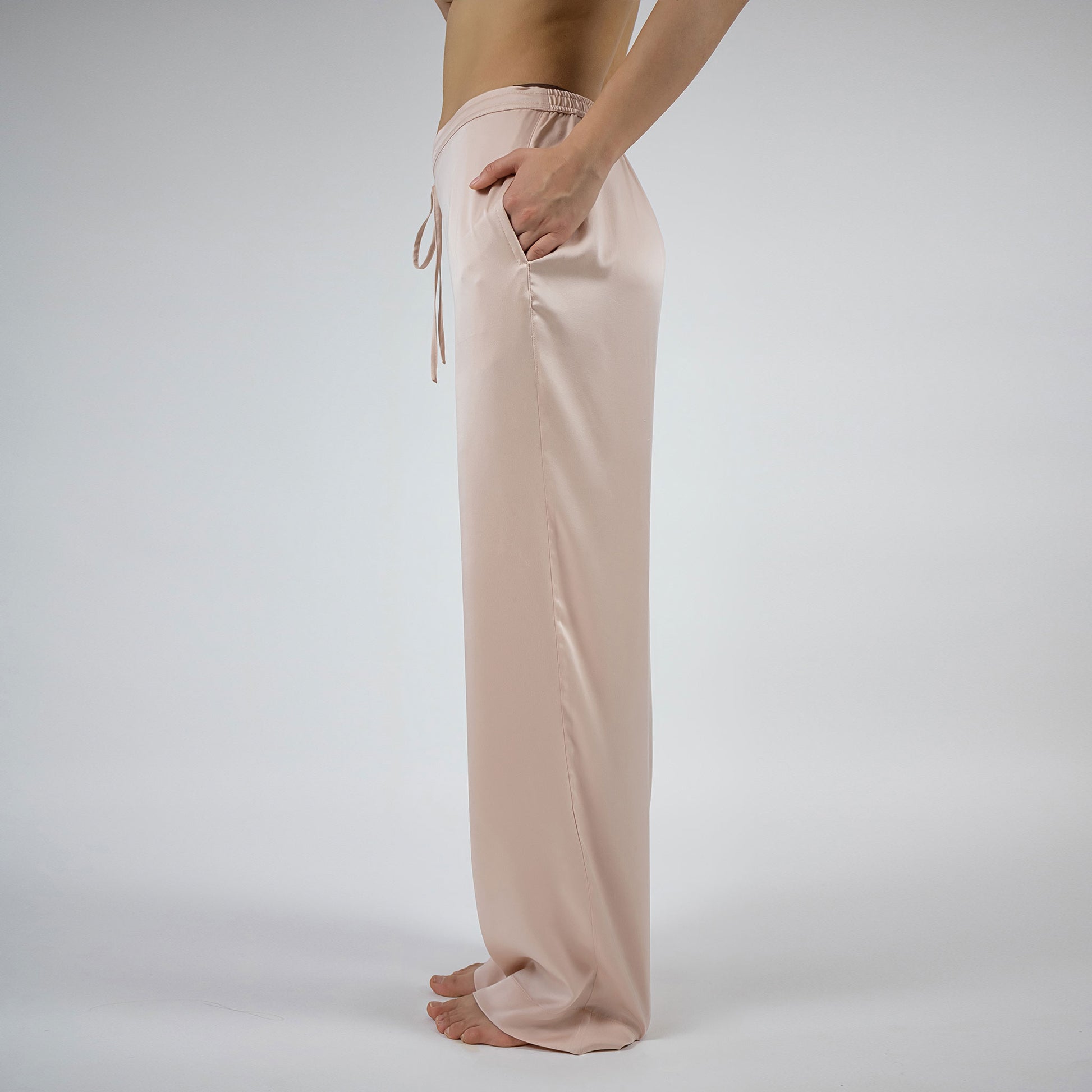 Elegant Silk Dreamscape Pants