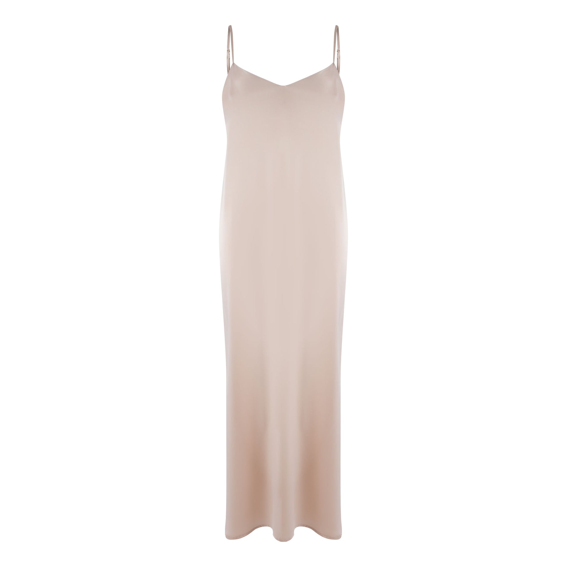 Enchanting Silk Slip Dress in Transcendent Pink. All garments are cold-washed. Machine-washing friendly.