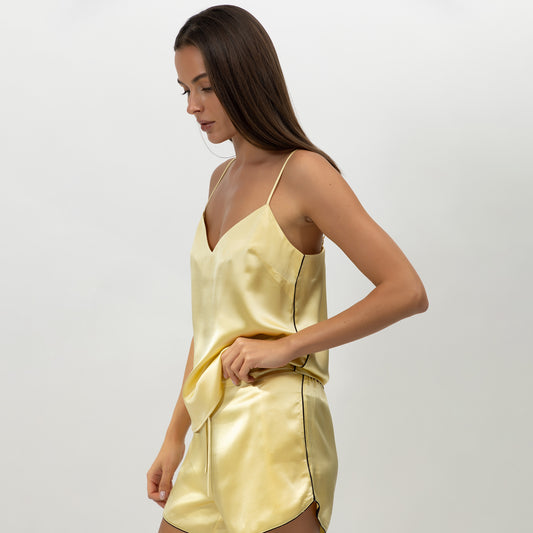 The Lady Silk Camisole Panna Cotta