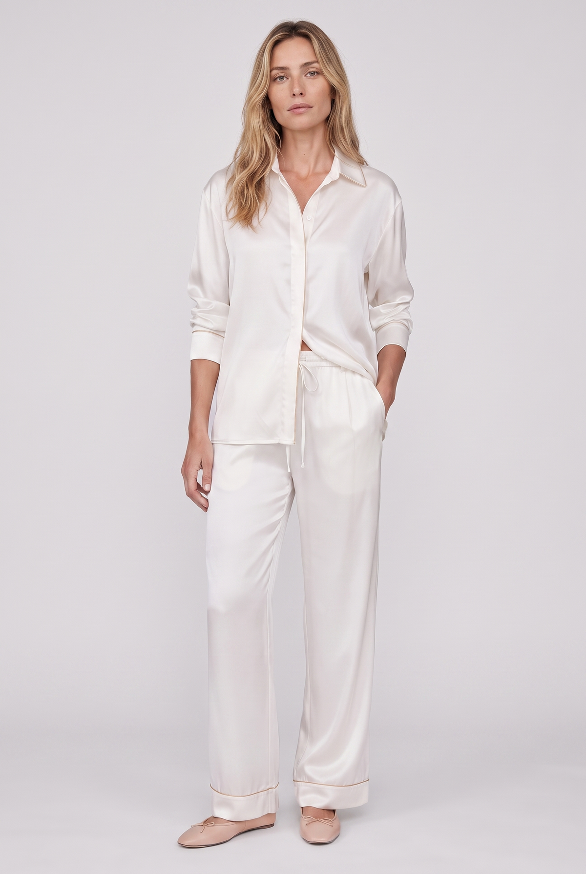 The Lady Silk Set Ivory
