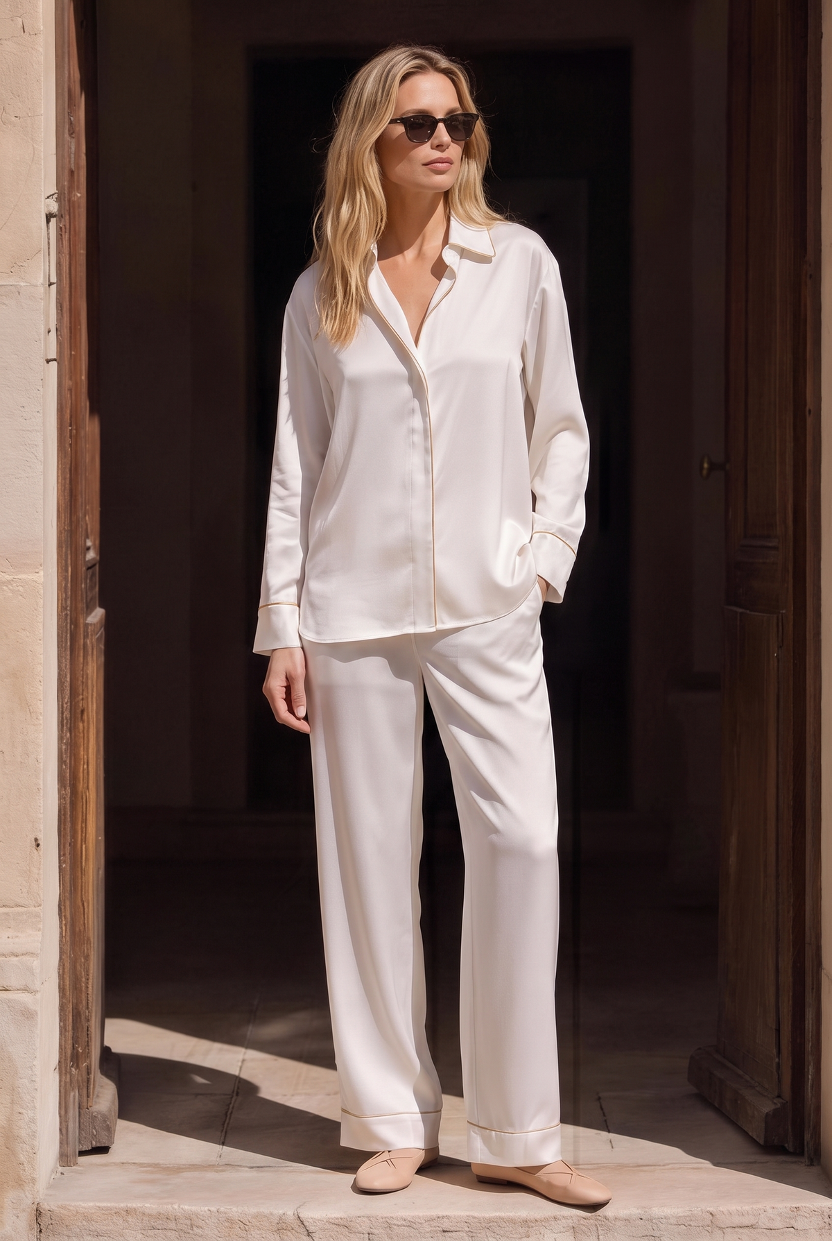 The Lady Silk Set Ivory